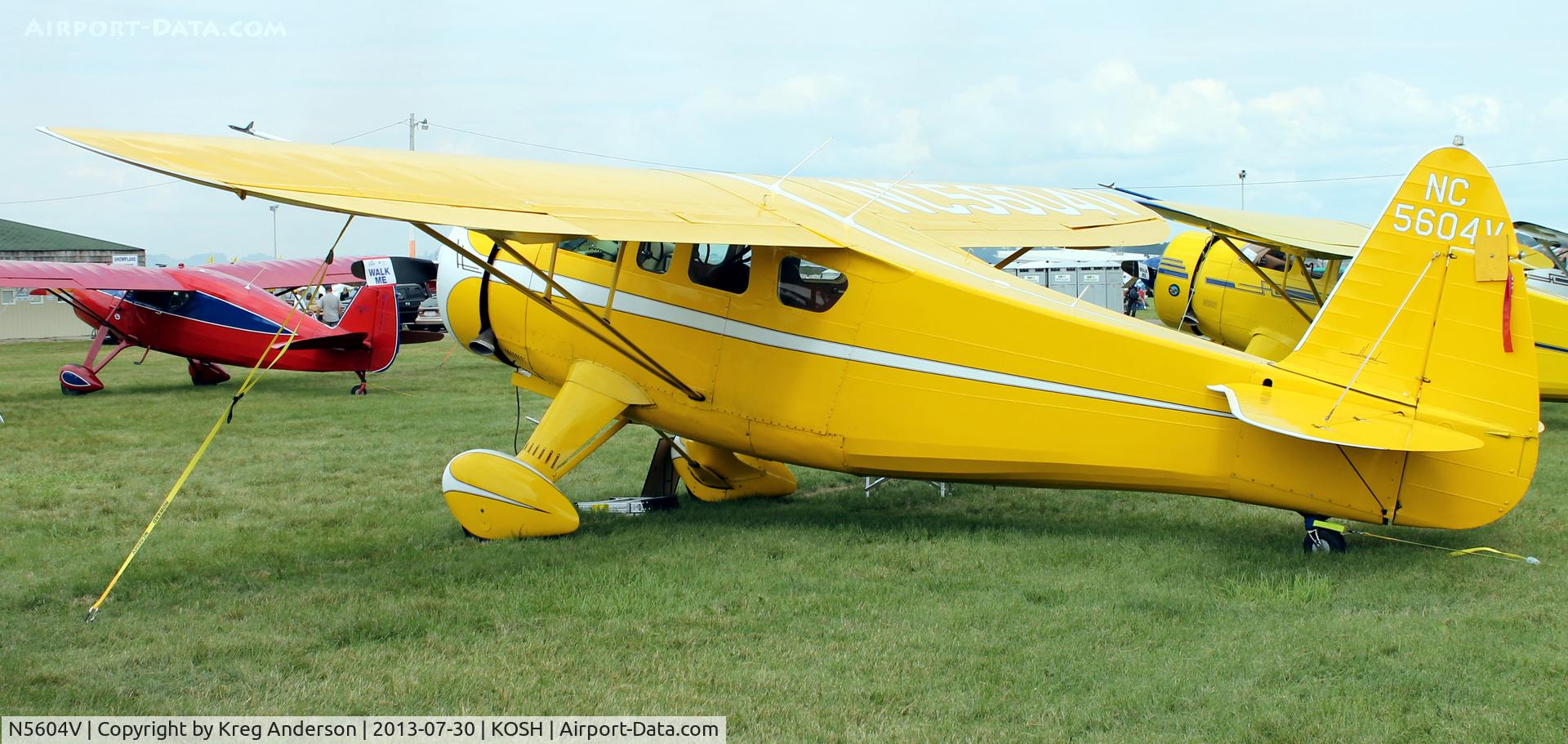 N5604V, 1943 Howard Aircraft DGA-15P C/N 859, EAA AirVenture 2013
