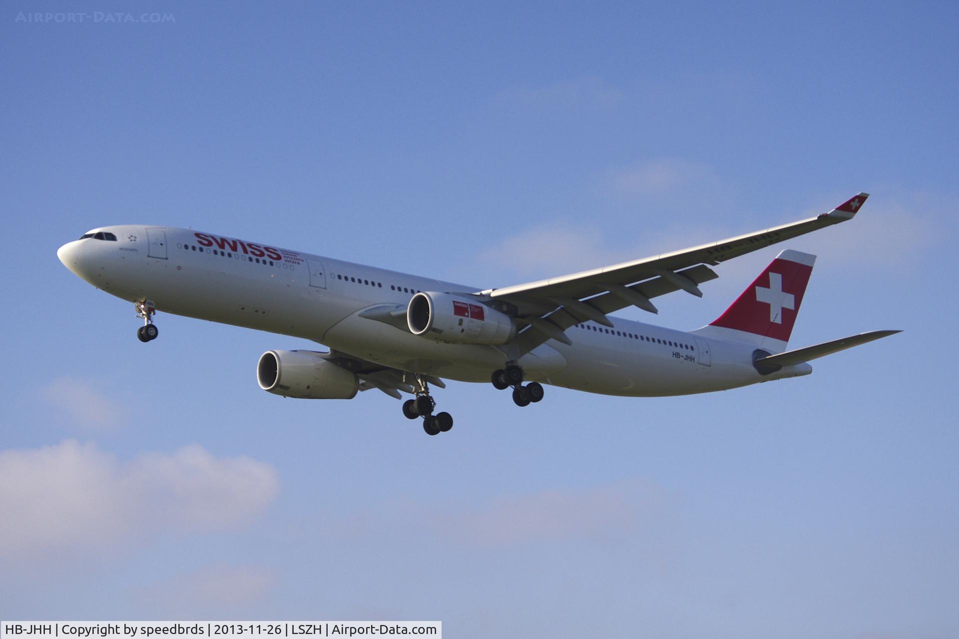 HB-JHH, 2010 Airbus A330-343X C/N 1145, Swiss International A330