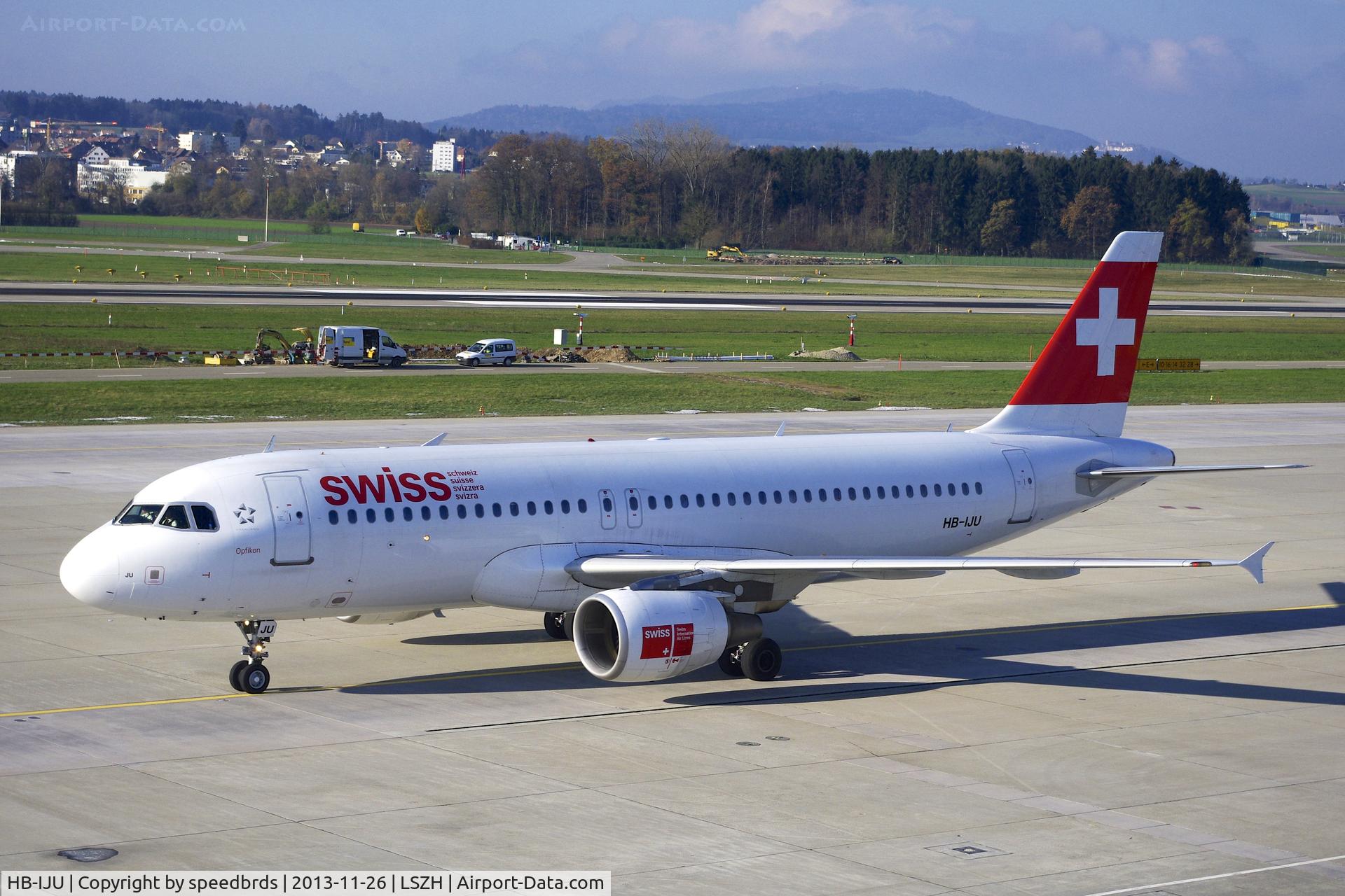 HB-IJU, 2003 Airbus A320-214 C/N 1951, Swiss International A320