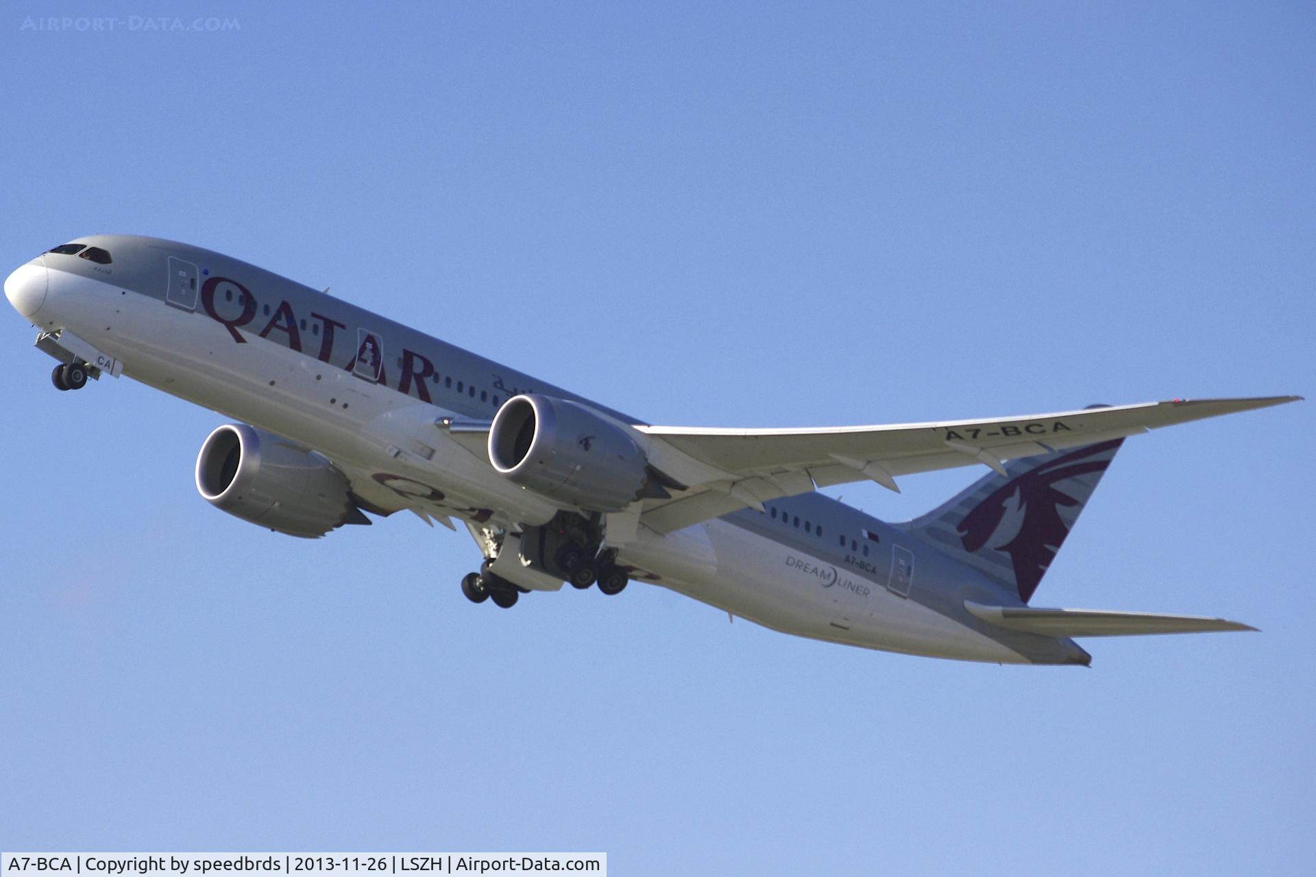 A7-BCA, 2012 Boeing 787-8 Dreamliner C/N 38319, Qatar Airways 787-8 Dreamliner