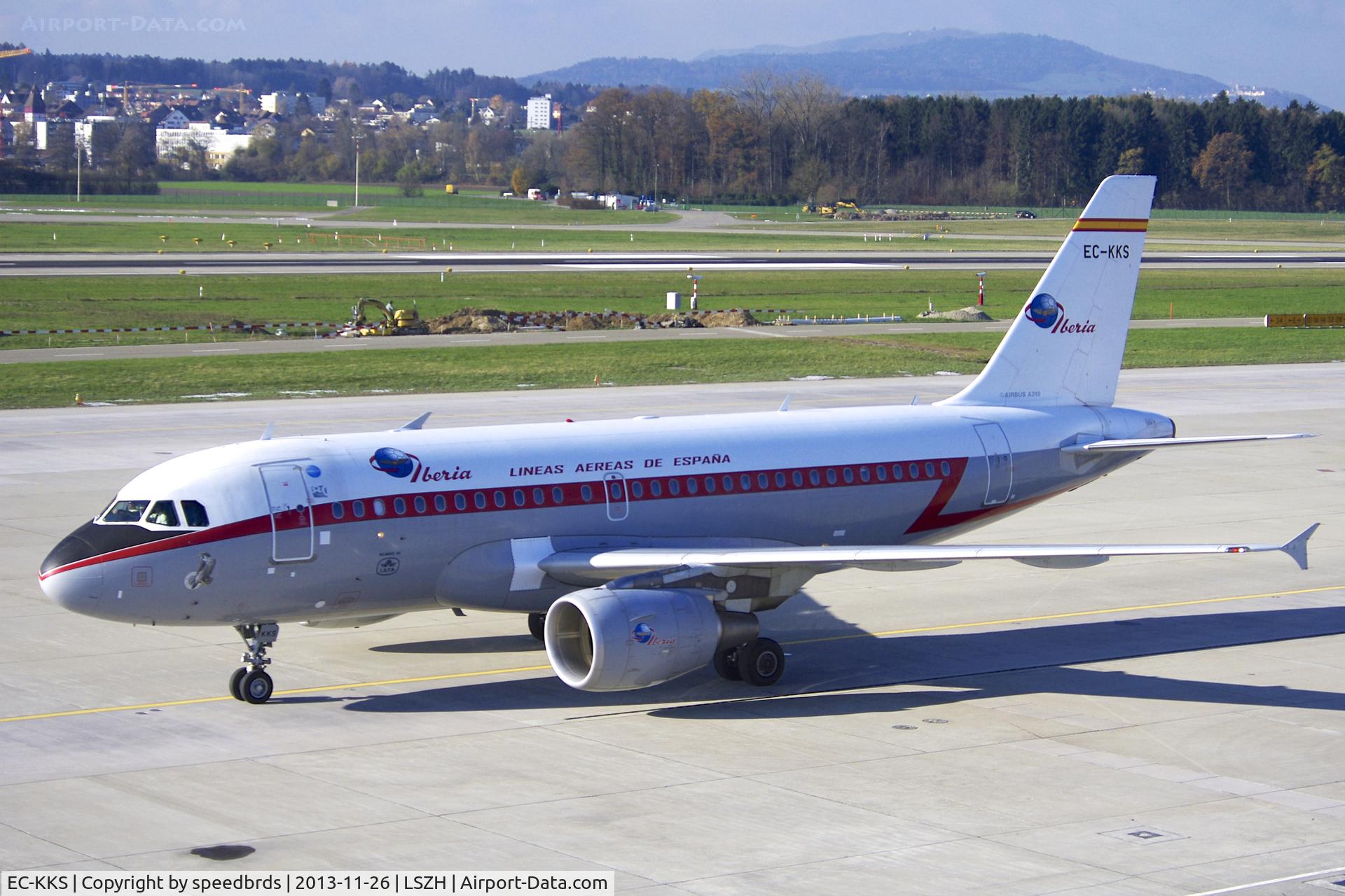 EC-KKS, 2007 Airbus A319-111 C/N 3320, Iberia A319