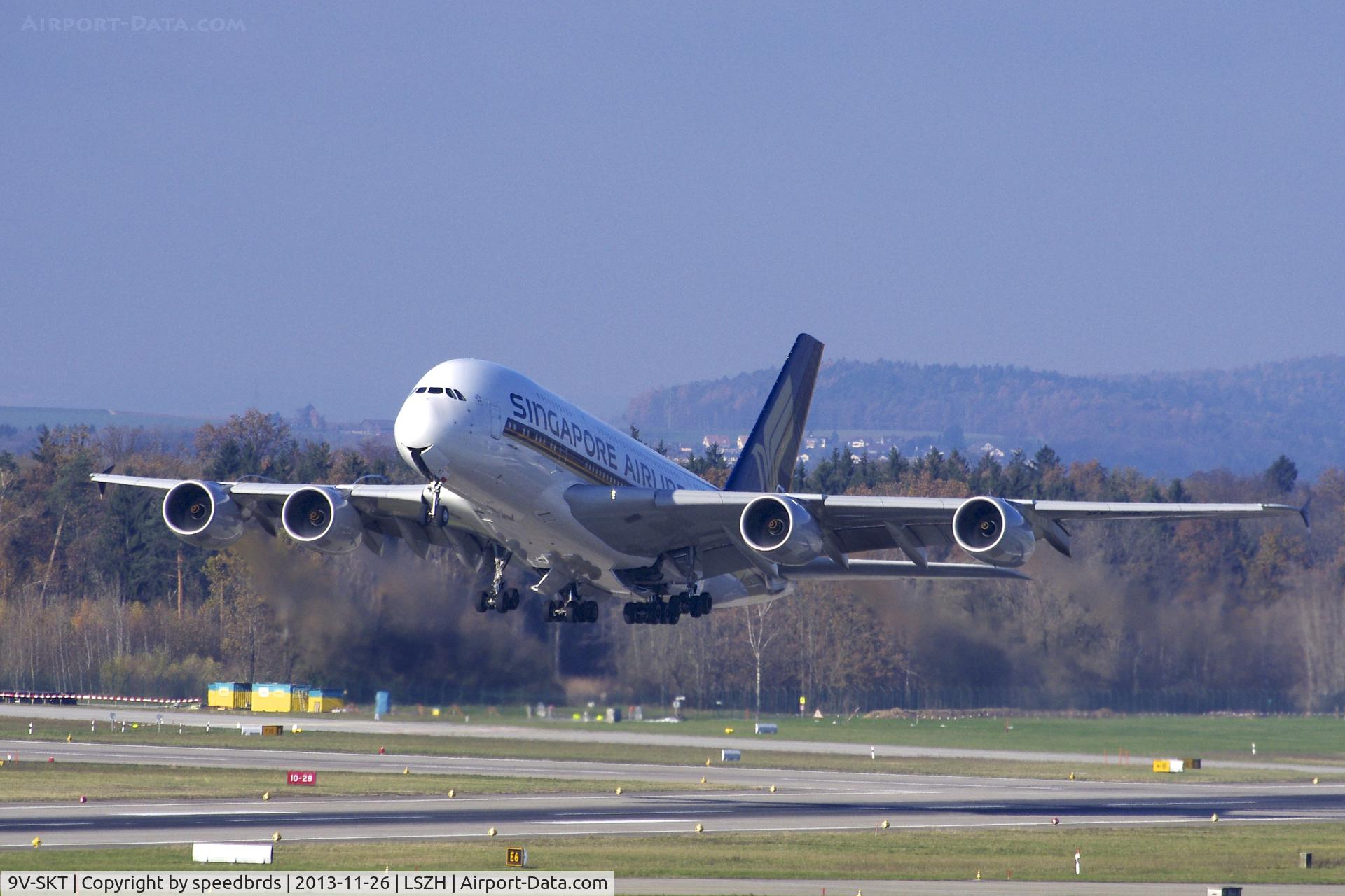 9V-SKT, 2012 Airbus A380-841 C/N 092, Singapore Airlines A380