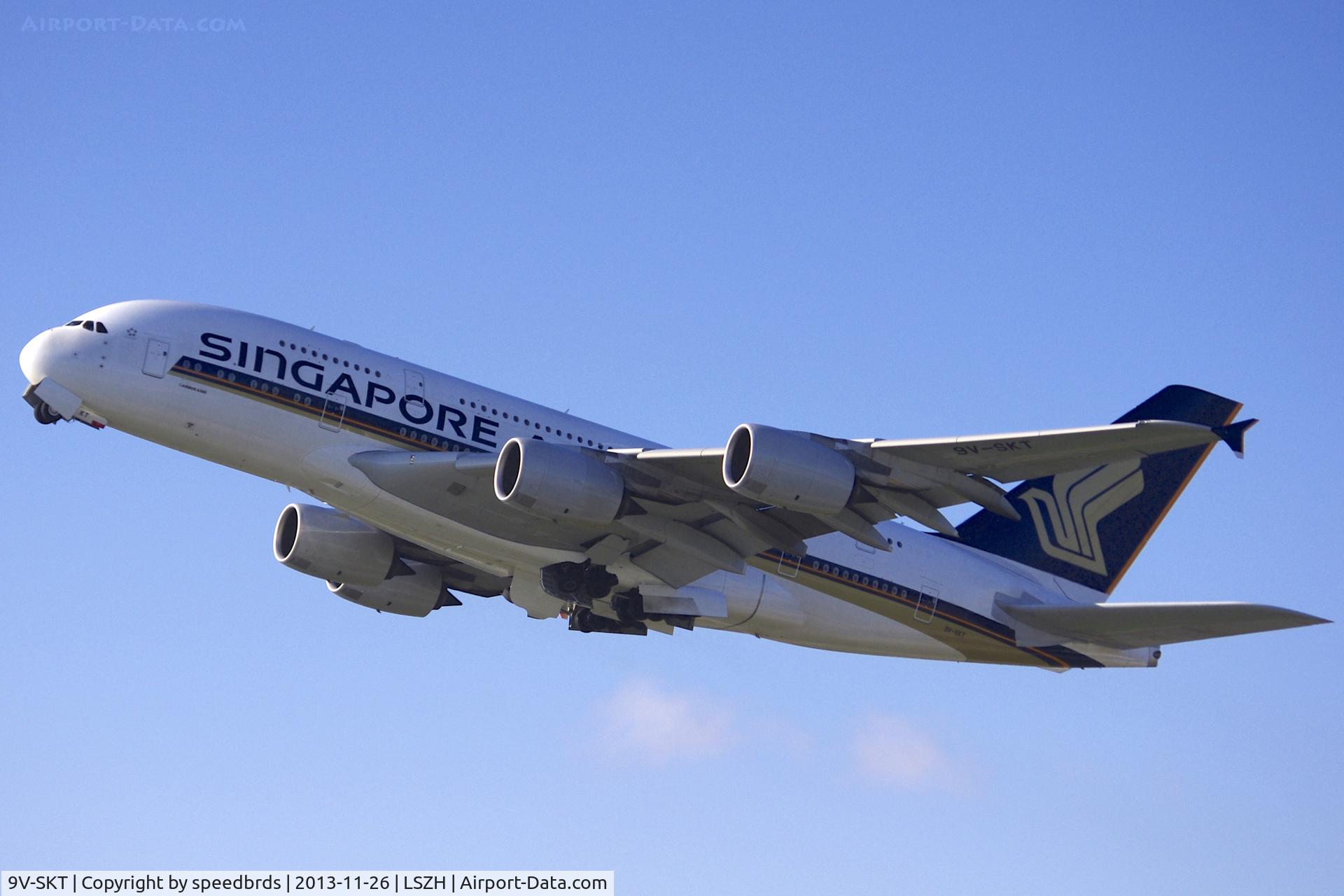 9V-SKT, 2012 Airbus A380-841 C/N 092, Singapore Airlines A380