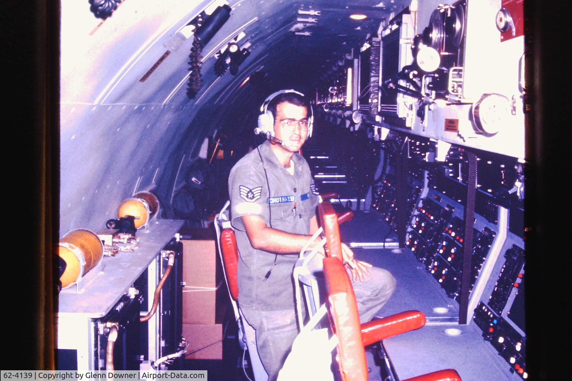 62-4139, 1962 Boeing RC-135M Rivet Cord C/N 18479, Here is a picture I took, of the inside console in 1972. I think it was 62-4139.
