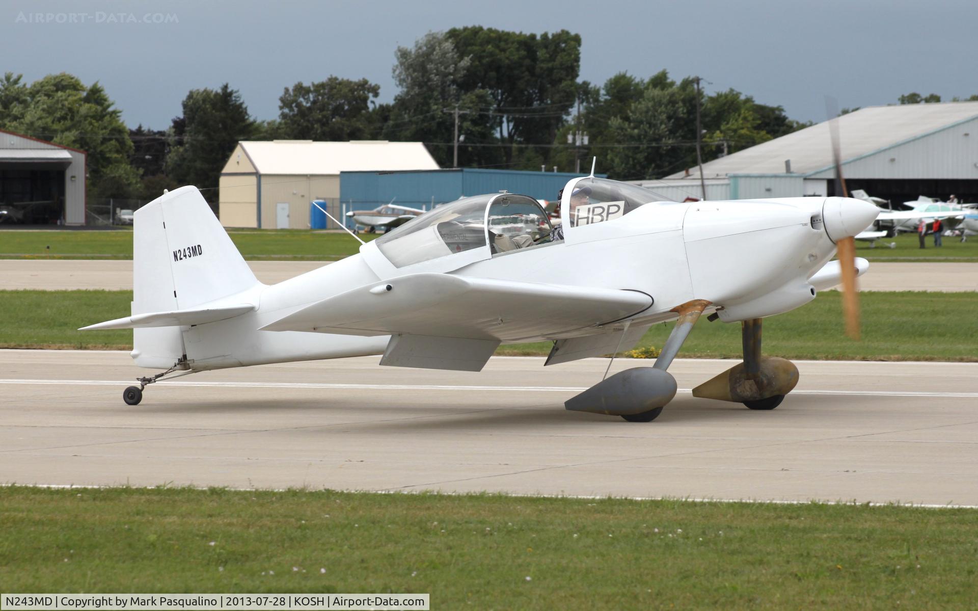 N243MD, 1997 Vans RV-6 C/N 20665, Vans RV-6