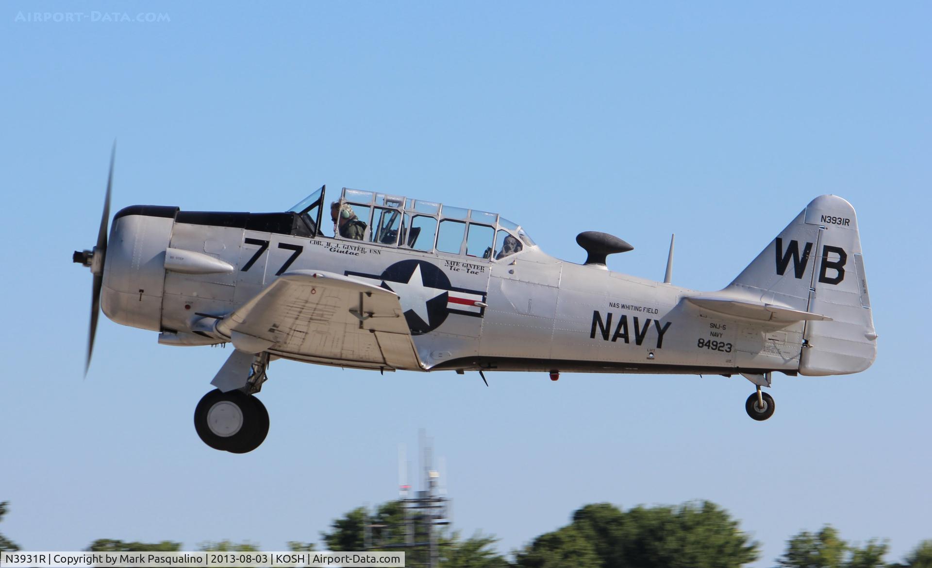 N3931R, North American AT-6B Texan C/N 84-923, North American AT-6