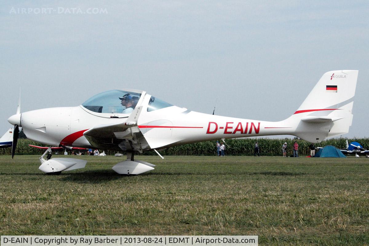 D-EAIN, Aquila A210 (AT01) C/N AT01-115, Aquila A.210 (AT01) [AT01-115] Tannheim~D 24/08/2013
