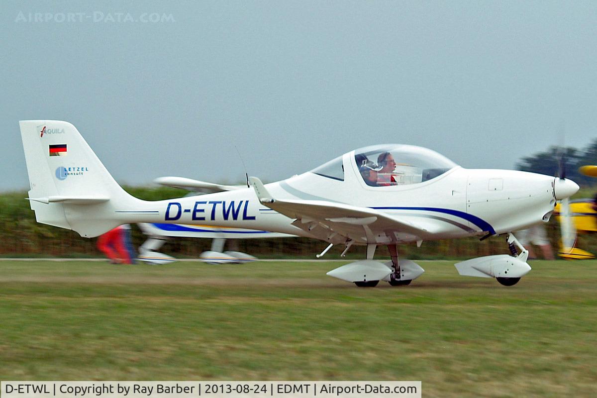 D-ETWL, Aquila A210 (AT01) C/N AT01-106, Aquila A.210 (AT01) [AT01-106] Tannheim~D 24/08/2013
