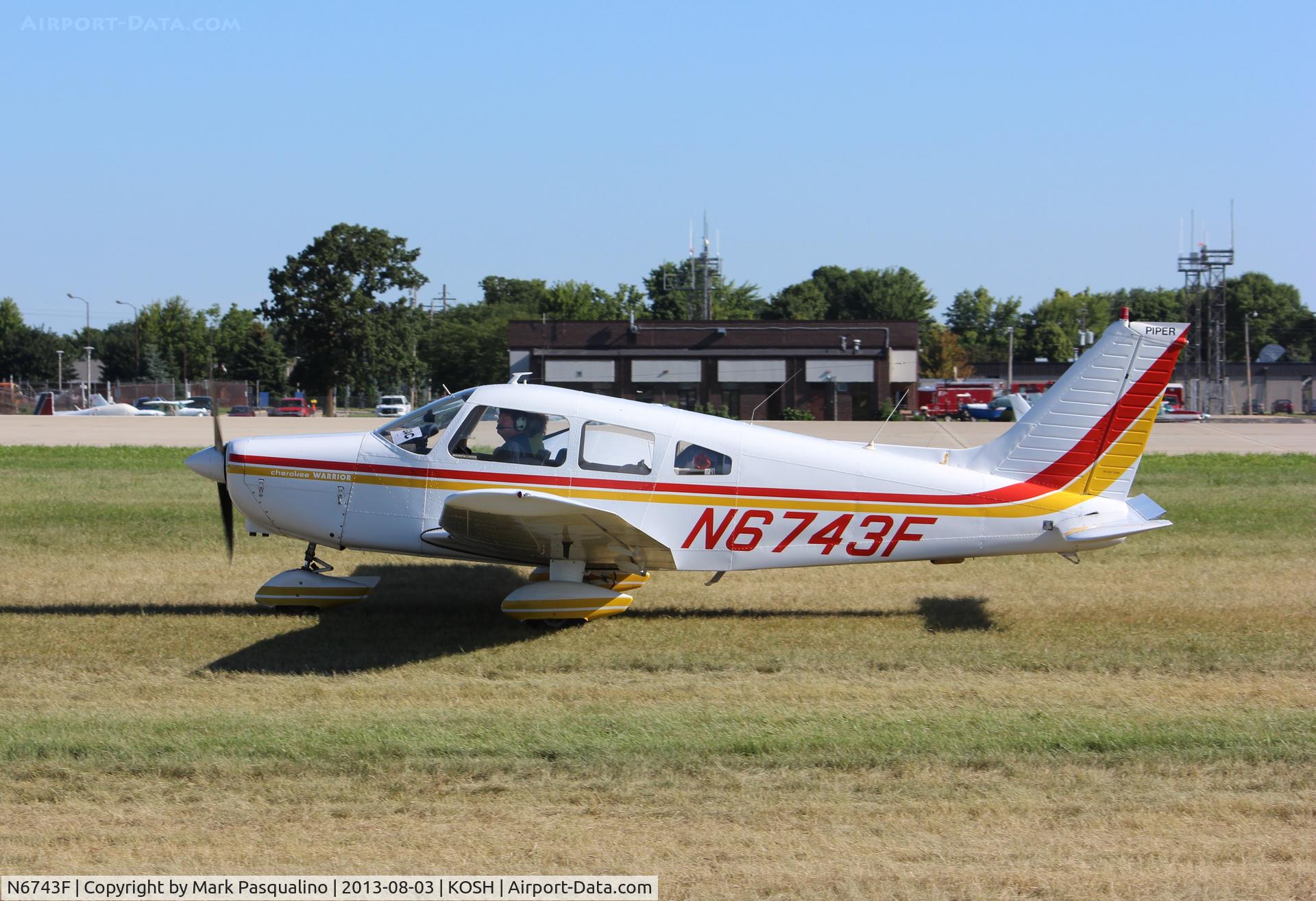 N6743F, 1976 Piper PA-28-151 C/N 28-7715176, Piper PA-28-151