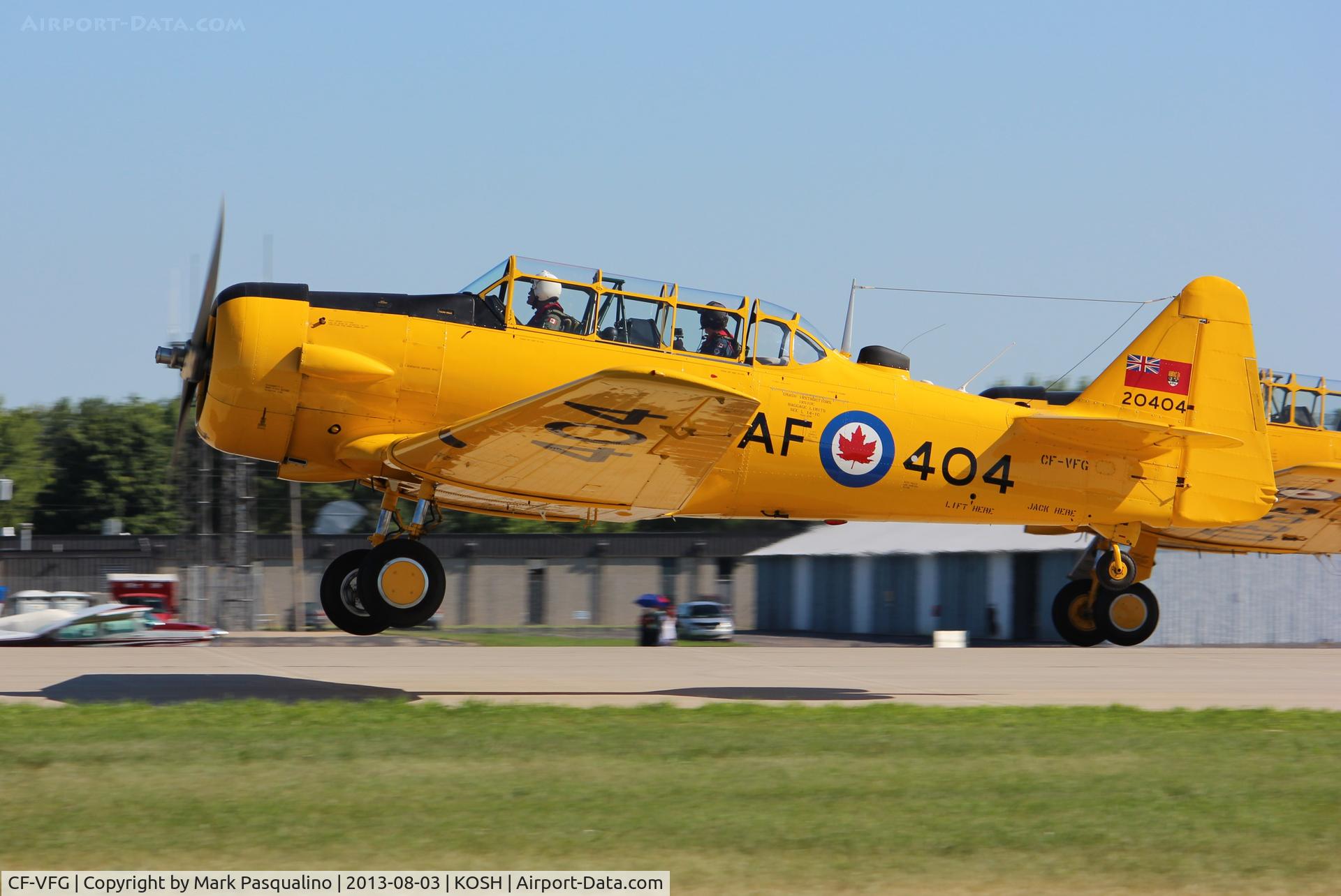 CF-VFG, 1952 Canadian Car & Foundry T-6 Harvard Mk.4 C/N CCF4-195, Harvard MK IV