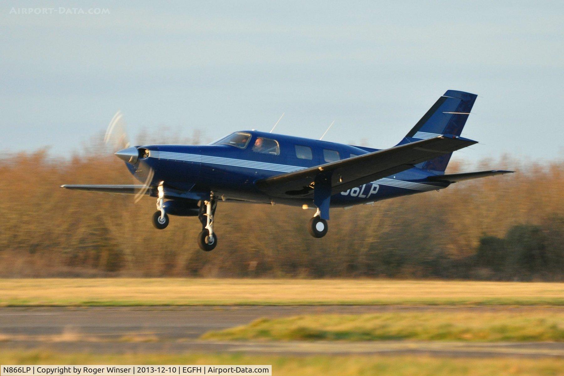 N866LP, 1997 Piper PA-46-350P Malibu Mirage C/N 4636130, Resident Malibu Mirage departing Runway 22.