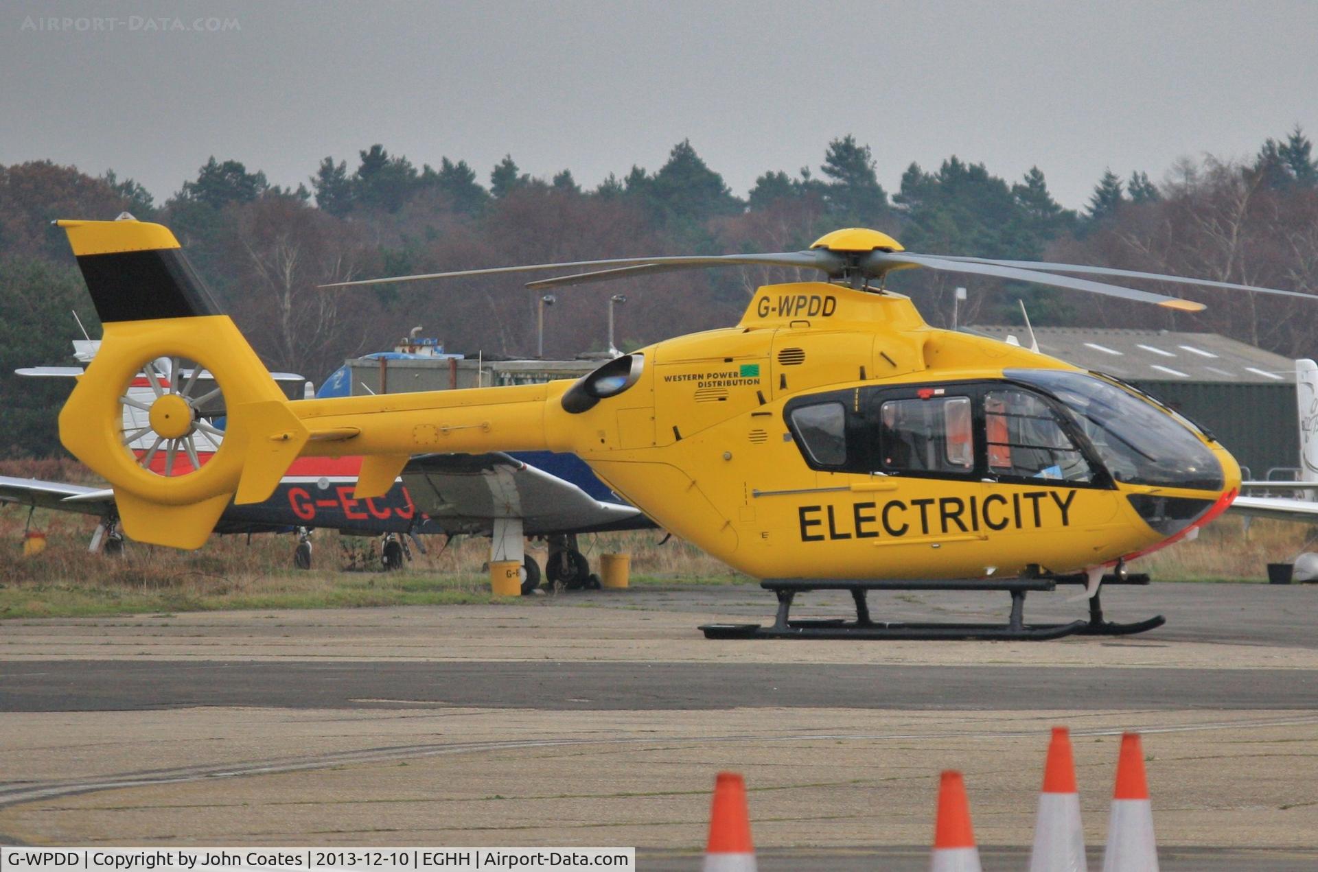 G-WPDD, 1999 Eurocopter EC-135P-1 C/N 0071, Electricity 11 resting at BHL