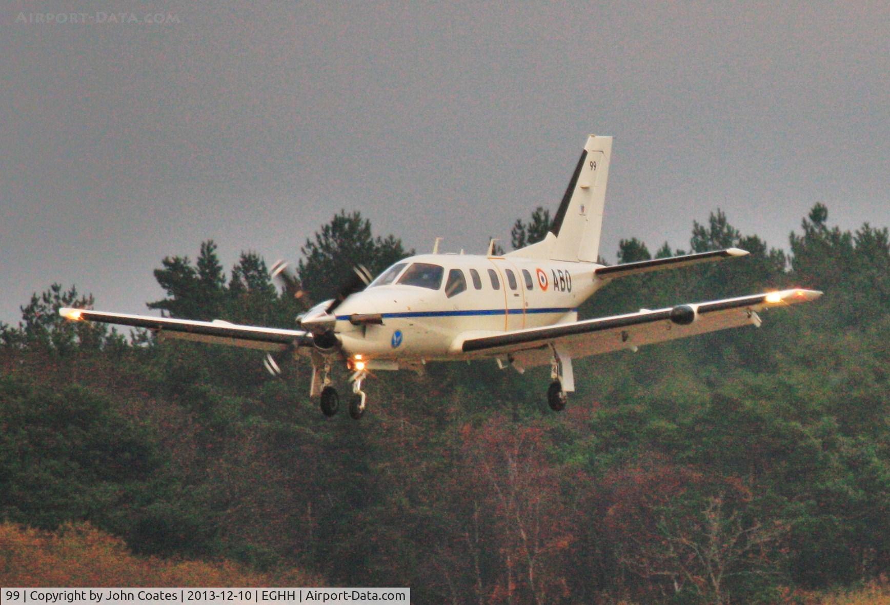 99, 1994 Socata TBM-700 C/N 99, French Army F-MABO arriving 26