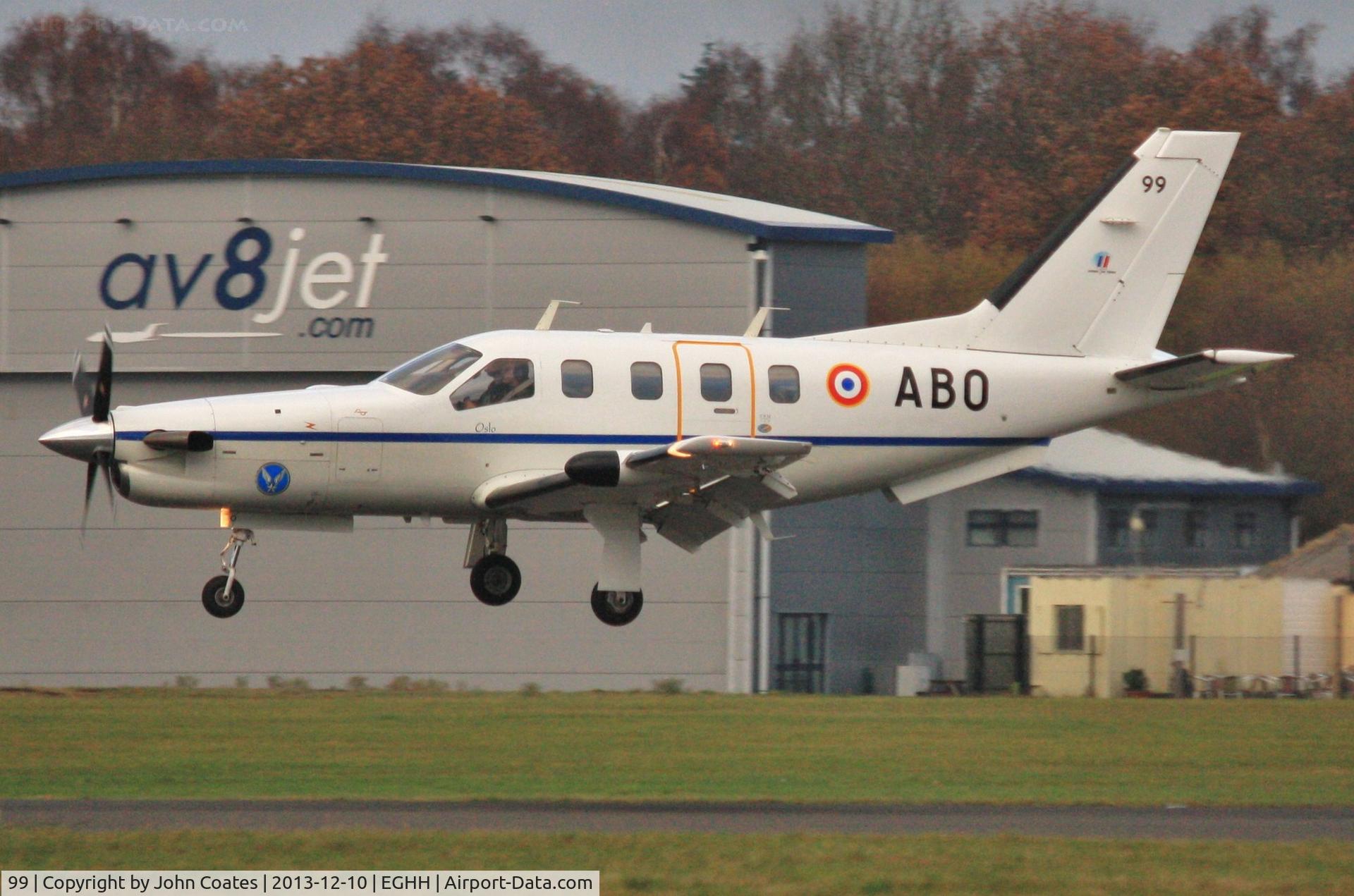 99, 1994 Socata TBM-700 C/N 99, French Army F-MABO arrives on 26