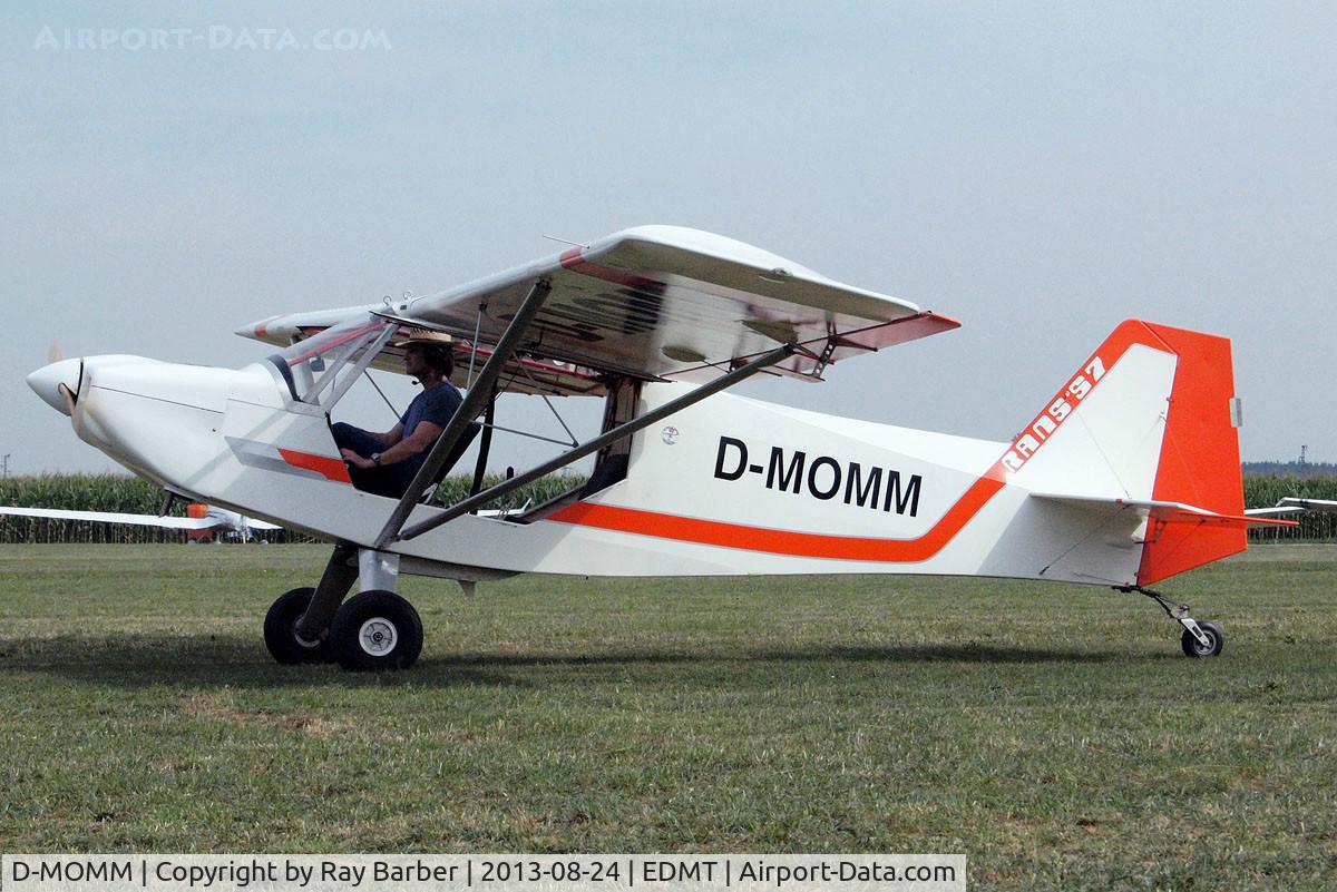 D-MOMM, Rans S-7 C/N 0798251, Rans S.7 Courier [0798251] Tannheim~D 24/08/2013
