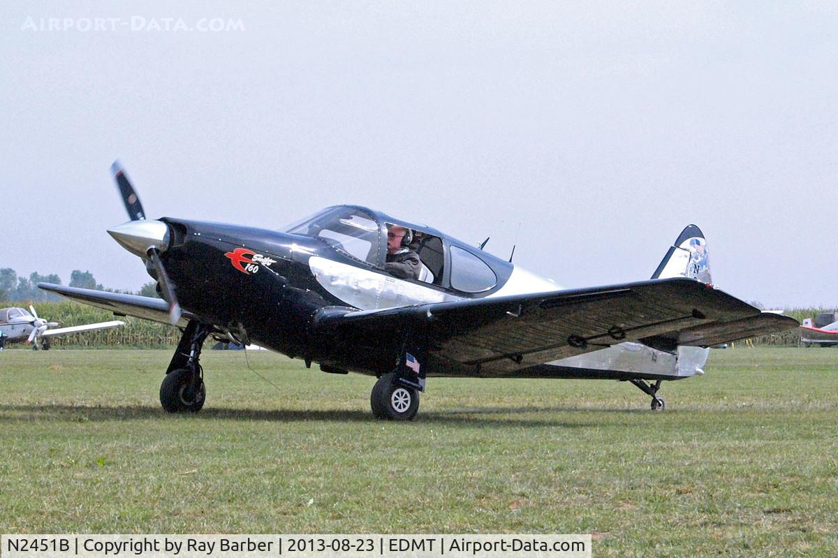 N2451B, 1951 Temco GC-1B Swift C/N 3751, Temco Globe GC-1B Swift [3751] Tannheim~D 23/08/2013