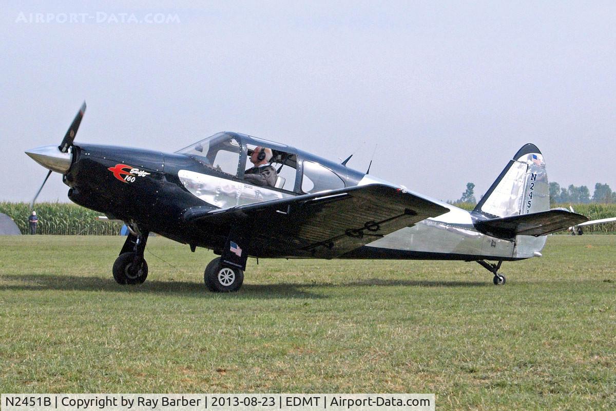 N2451B, 1951 Temco GC-1B Swift C/N 3751, Temco Globe GC-1B Swift [3751] Tannheim~D 23/08/2013