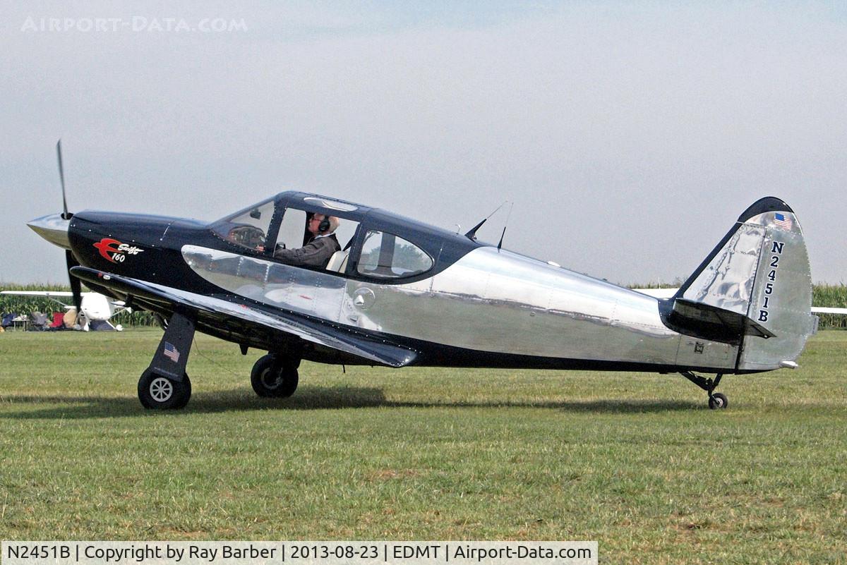 N2451B, 1951 Temco GC-1B Swift C/N 3751, Temco Globe GC-1B Swift [3751] Tannheim~D 23/08/2013