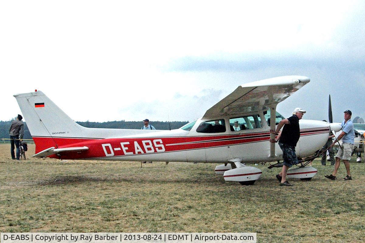 D-EABS, Cessna 172P C/N 17276179, Cessna 172P Skyhawk [172-76179] Tannheim~D 24/08/2013