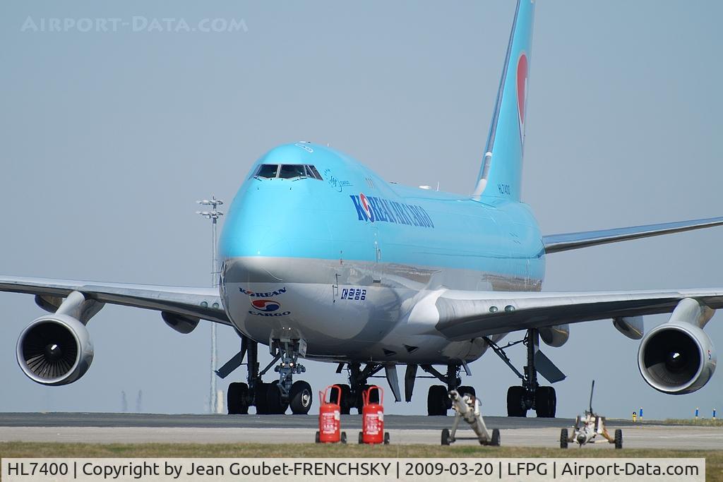 HL7400, 2001 Boeing 747-4B5F/SCD C/N 26414, KOREAN AIR CARGO