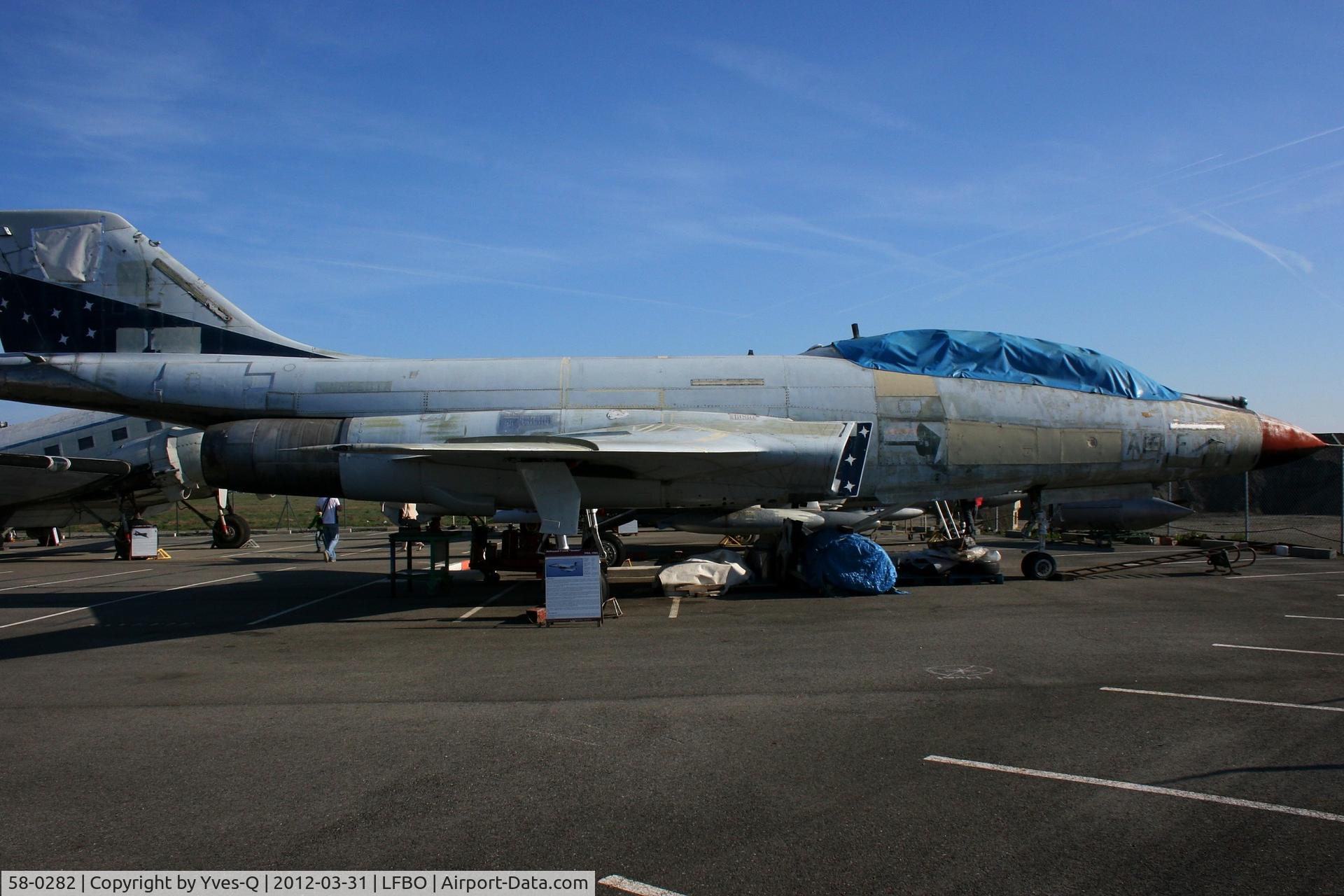 58-0282, 1958 McDonnell F-101B-105-MC Voodoo C/N 654, McDonnell F-101B-105-MC Voodoo, Les Ailes Anciennes Museum, Toulouse-Blagnac