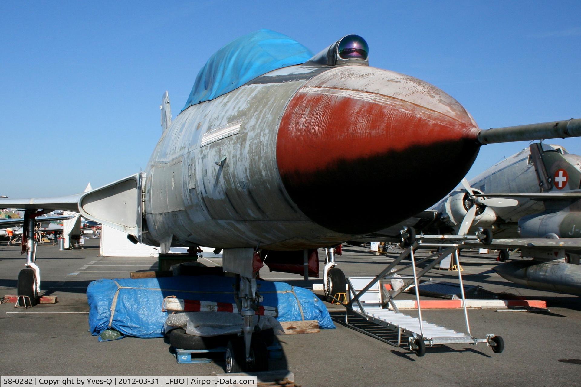 58-0282, 1958 McDonnell F-101B-105-MC Voodoo C/N 654, McDonnell F-101B-105-MC Voodoo, Les Ailes Anciennes Museum, Toulouse-Blagnac
