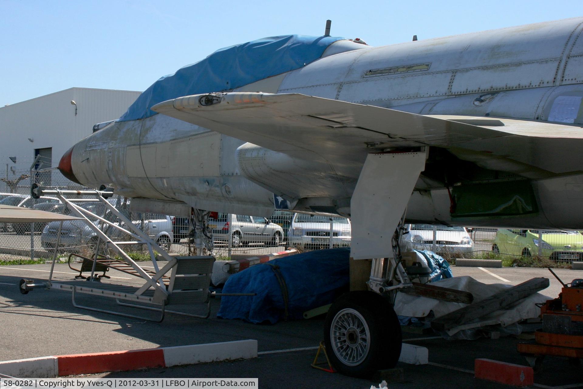 58-0282, 1958 McDonnell F-101B-105-MC Voodoo C/N 654, McDonnell F-101B-105-MC Voodoo, Les Ailes Anciennes Museum, Toulouse-Blagnac