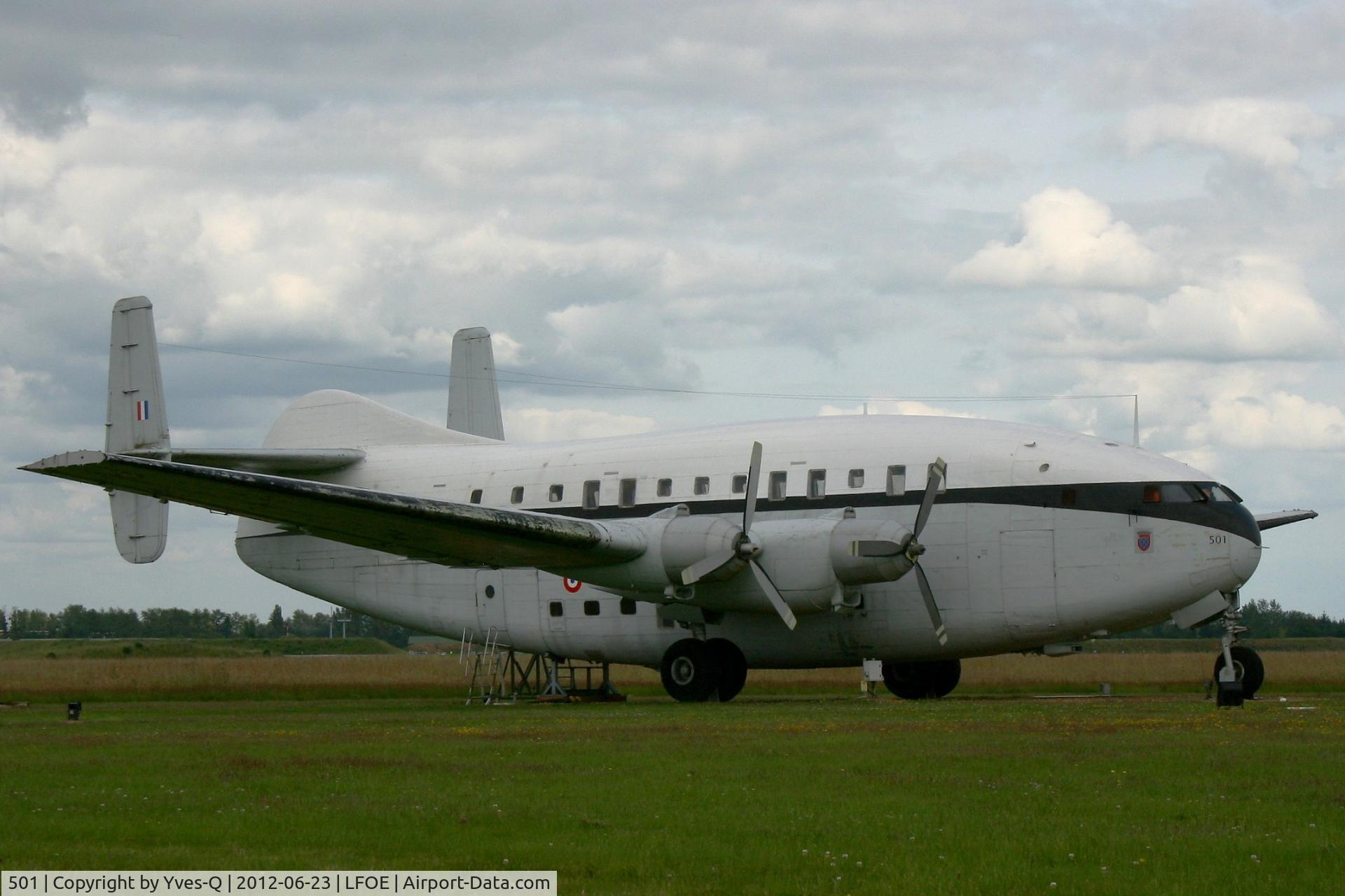 501, 1959 Breguet 765 Sahara C/N 501, Breguet Br 765, (cn 501) 64-PE, Static display Evreux-Fauville Air Base 105 (LFOE)