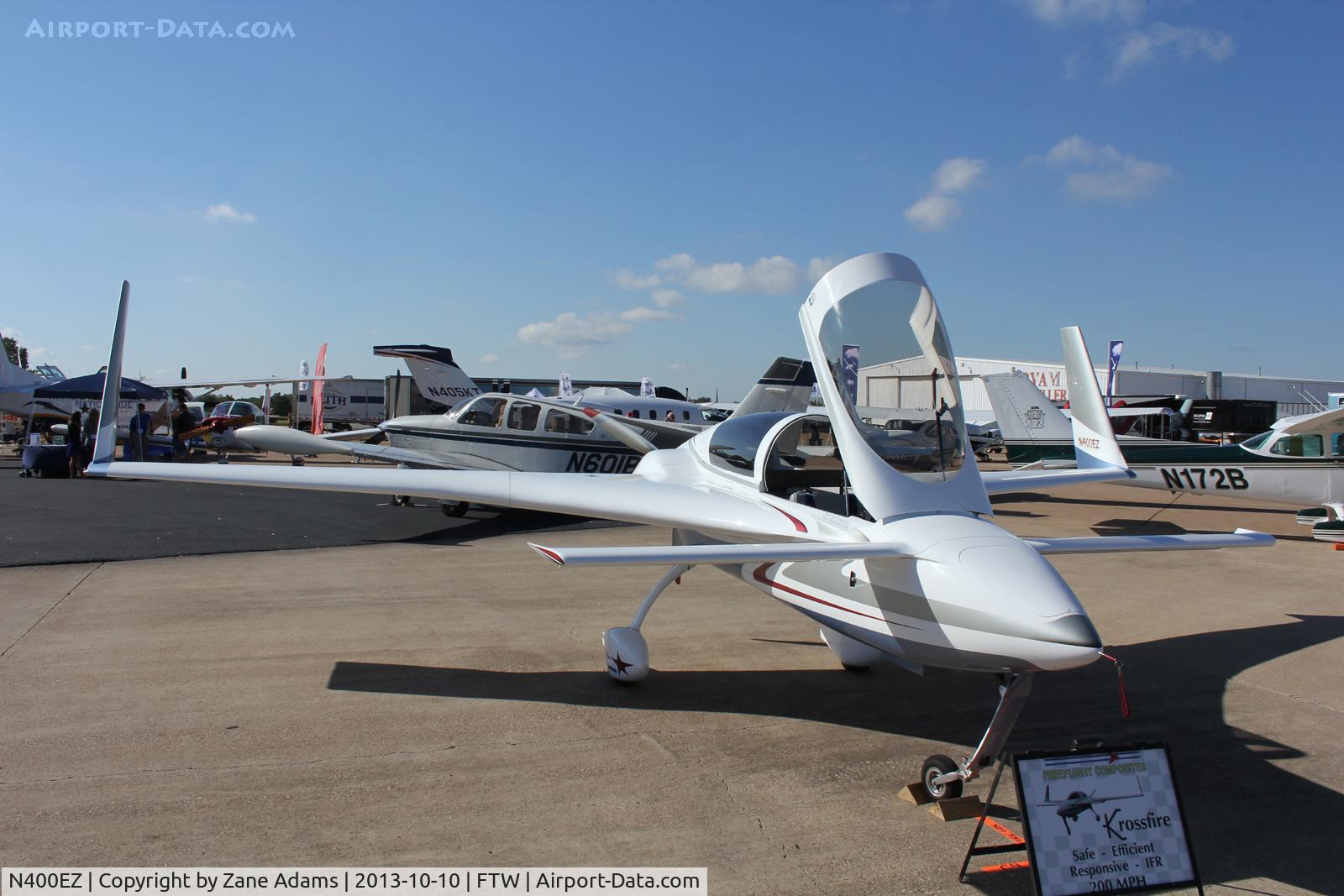 N400EZ, 2010 Rutan Long-EZ C/N 4000, AOPA Airportfest 2013 at Meacham Field - Fort Worth, TX