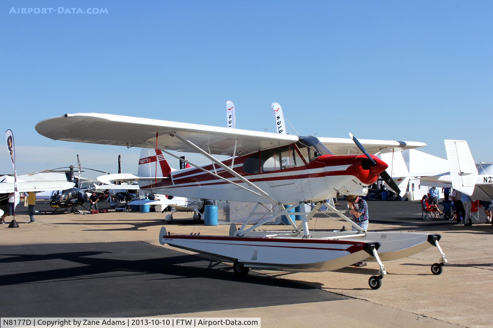 N8177D, 1957 Piper PA-18 C/N 18-6105, AOPA Airportfest 2013 at Meacham Field - Fort Worth, TX