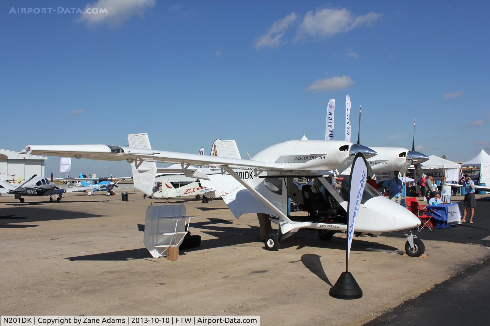 N201DK, 2012 Discovery Aviation 201 C/N A-33-00-005, AOPA Airportfest 2013 at Meacham Field - Fort Worth, TX