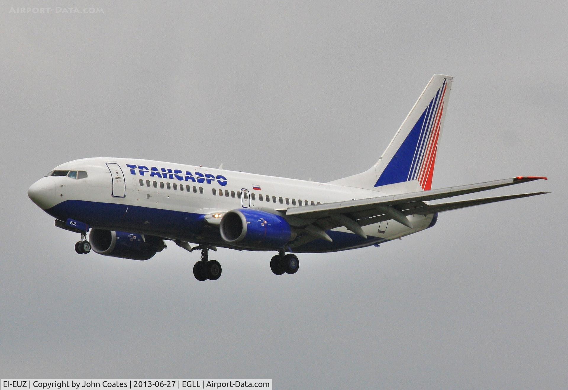 EI-EUZ, 2004 Boeing 737-7Q8 C/N 29355, Finals to 27L