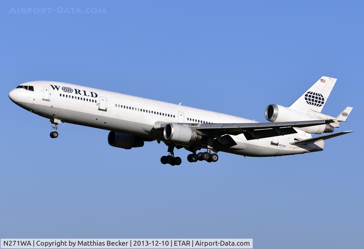 N271WA, 1992 McDonnell Douglas MD-11 C/N 48518, N271WA