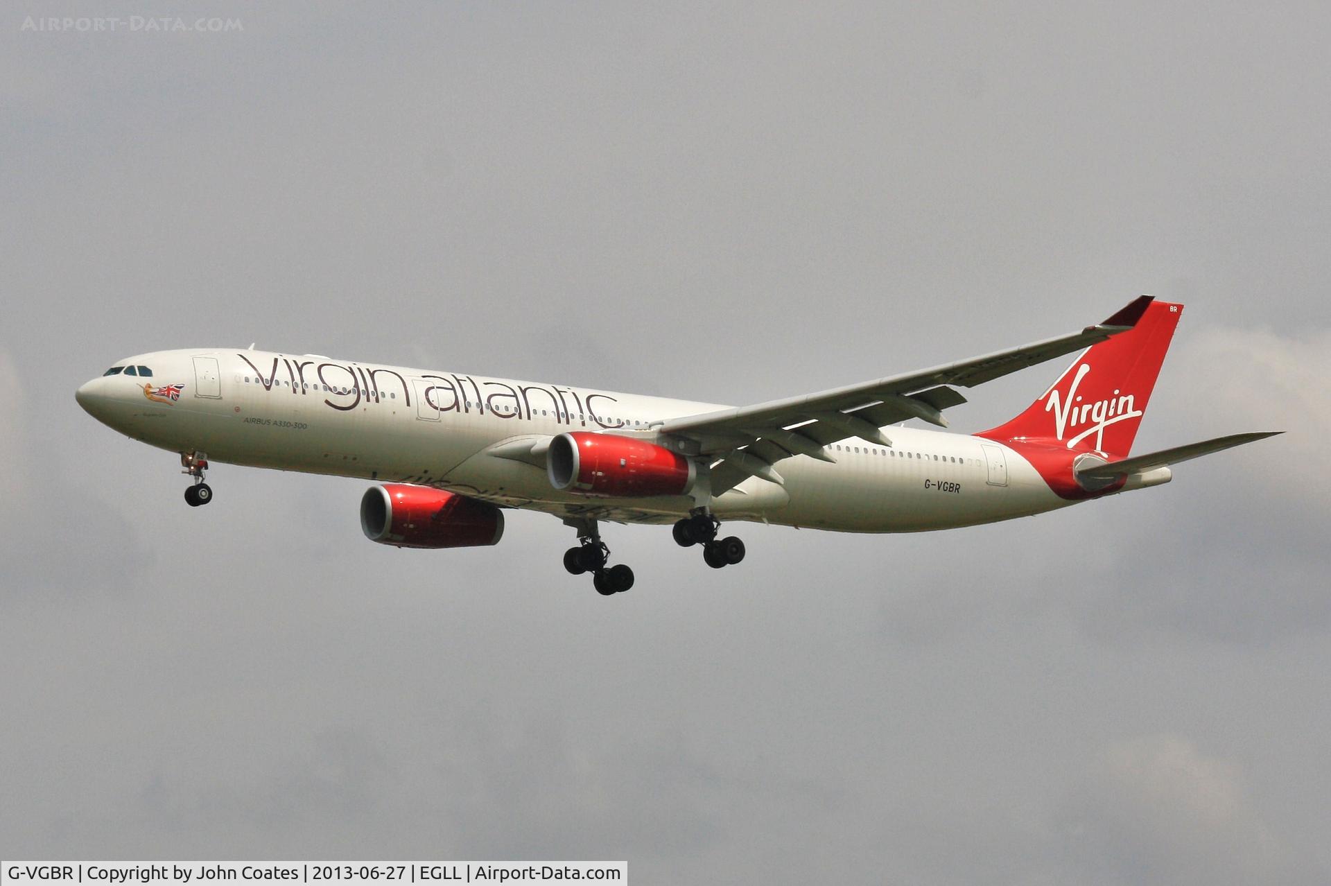 G-VGBR, 2012 Airbus A330-343X C/N 1329, On approach to 27L