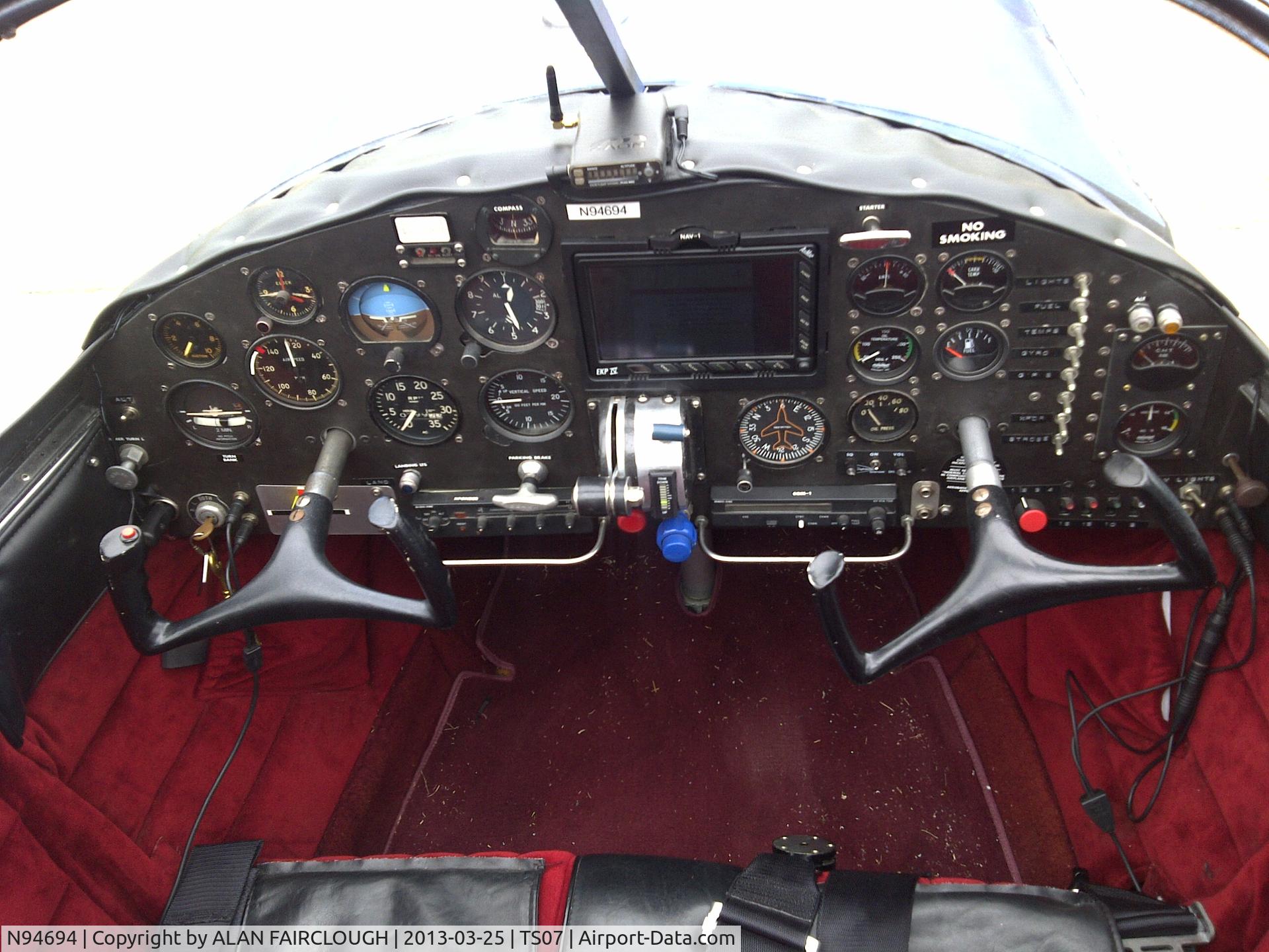 N94694, 1947 Erco 415C Ercoupe C/N 4805, UPGRADED PANEL