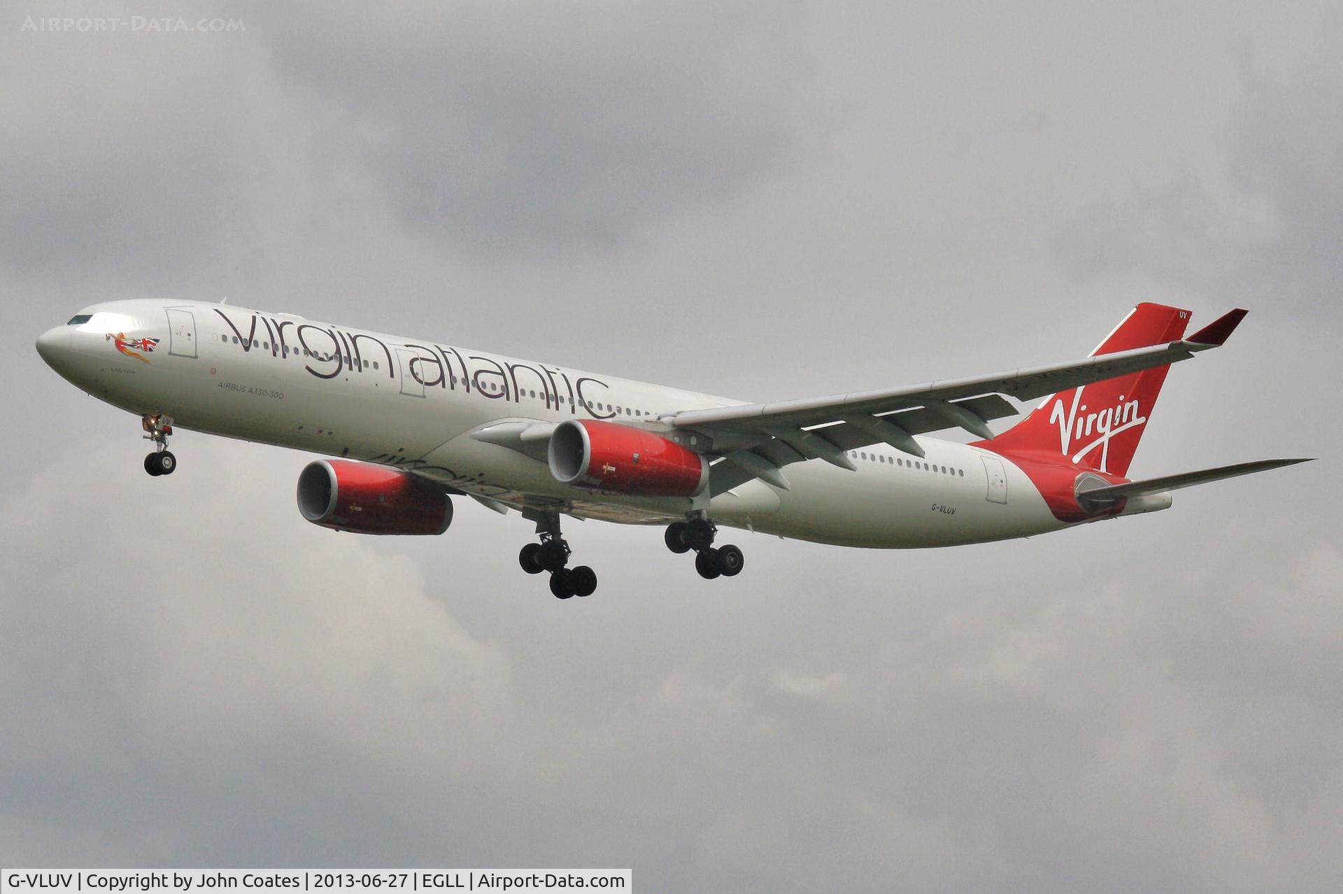G-VLUV, 2010 Airbus A330-343X C/N 1206, Finals to 27L