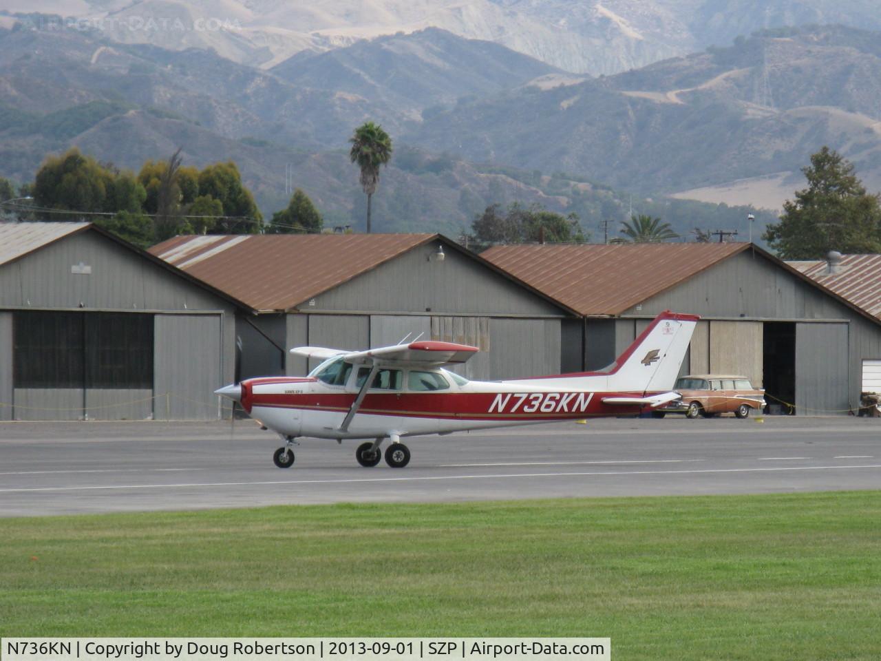 N736KN, 1977 Cessna R172K Hawk XP C/N R1722589, 1977 Cessna R172K HAWK XP II, Continental IO-360-K 195 Hp, 210 Hp by prop STC, landing roll Rwy 22