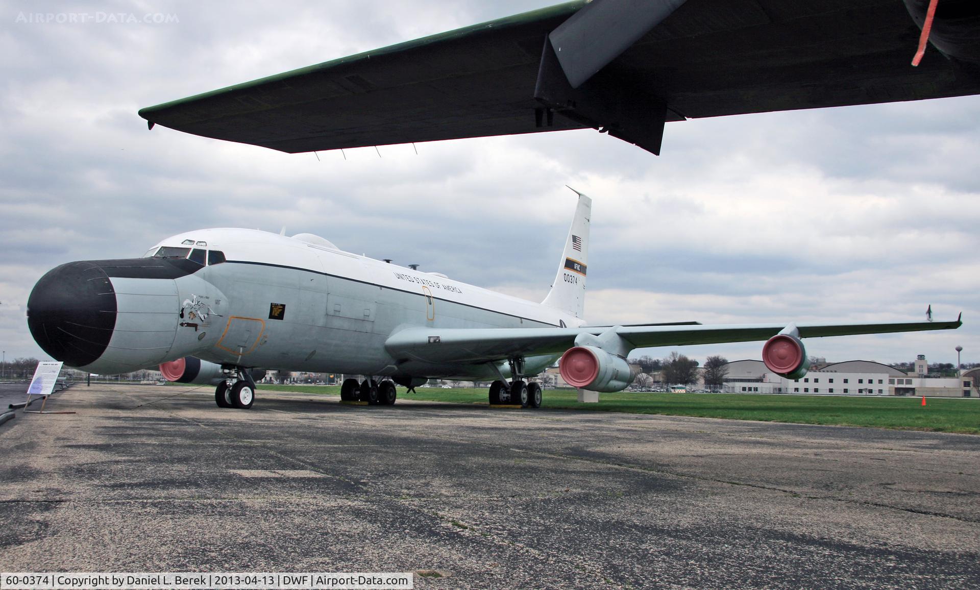 60-0374, 1960 Boeing EC-135N-BN Stratolifter C/N 18149, This was the last of 8 KC-135E aircraft converted to ARIA platforms.