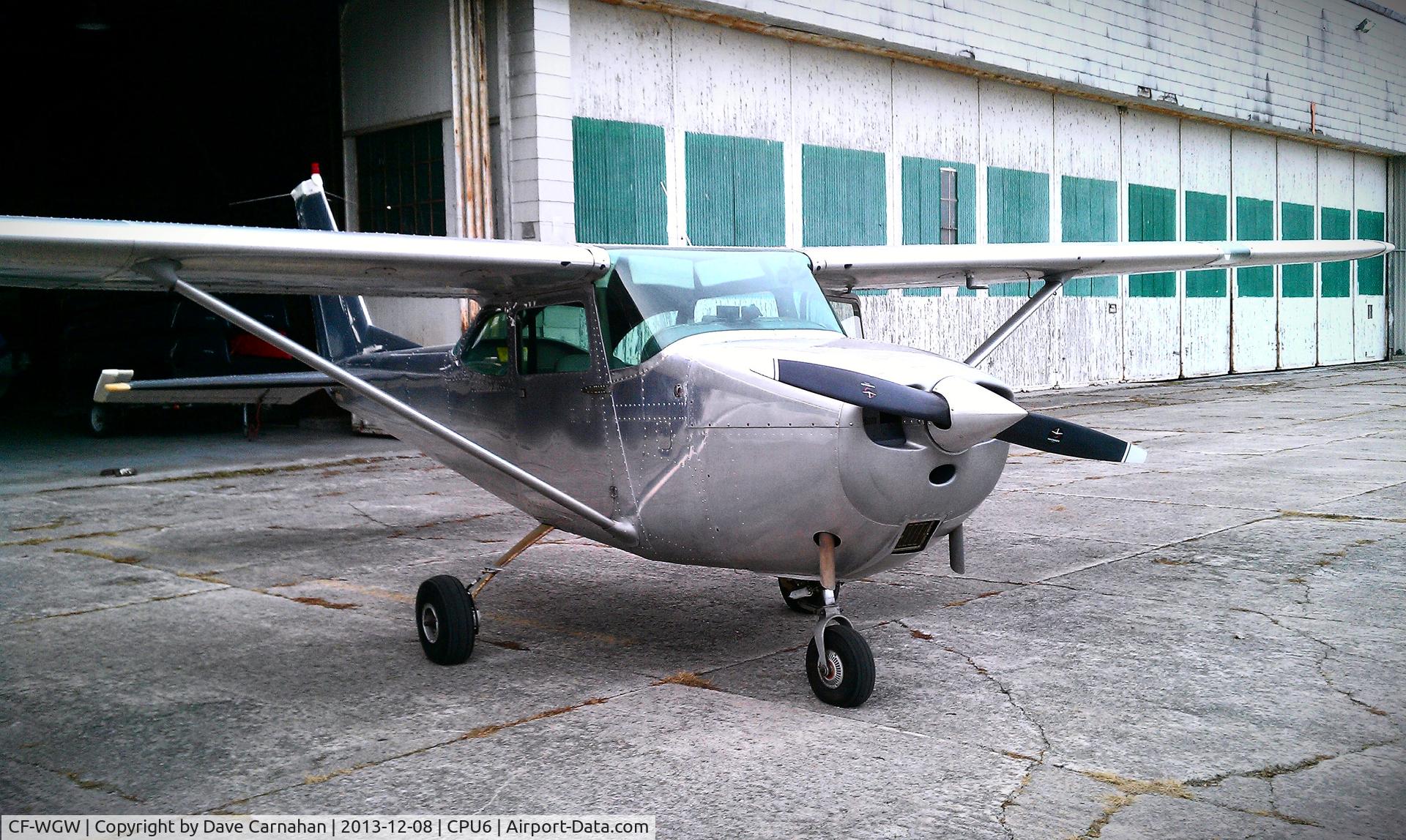 CF-WGW, 1967 Cessna 172H C/N 17256511, In front of CPU6 hanger in Deseronto, Ontario.