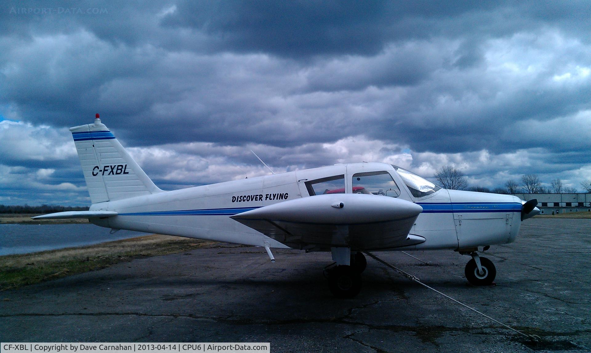CF-XBL, 1968 Piper PA-28-140 C/N 28-24603, On tarmac at Deseronto airport