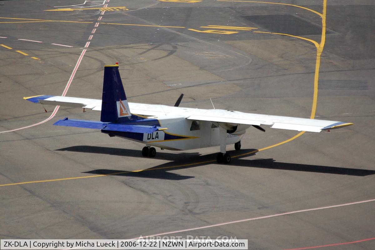 ZK-DLA, Pilatus Britten-Norman BN-2B-26 Islander C/N 2131, At Wellington