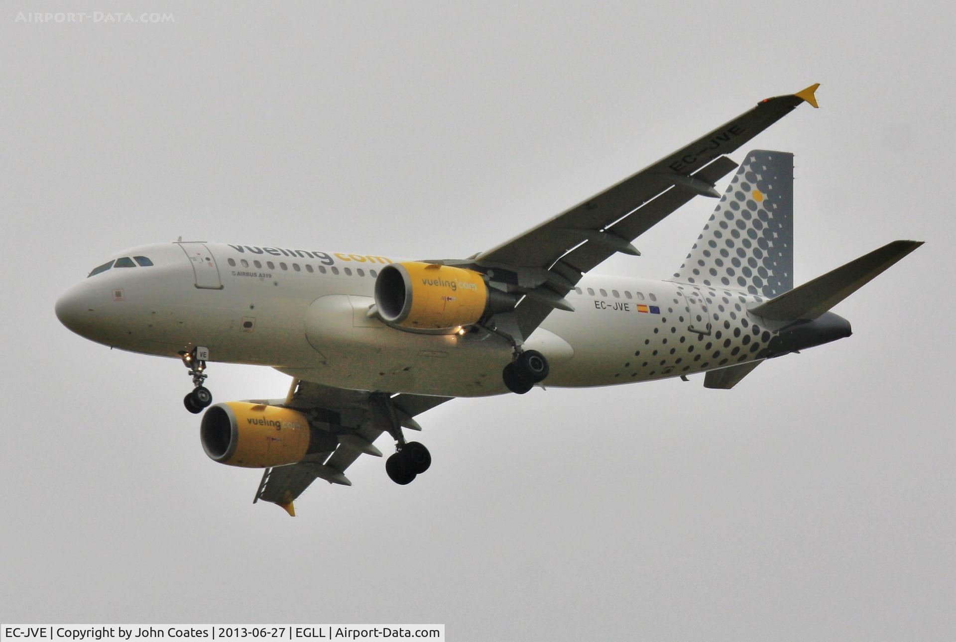 EC-JVE, 2006 Airbus A319-111 C/N 2843, Finals to 27L