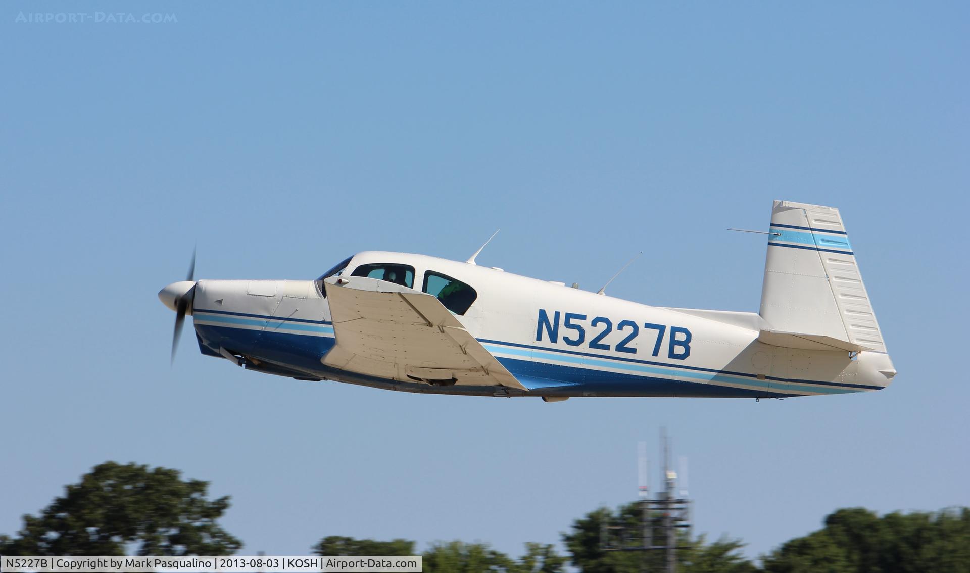 N5227B, 1956 Mooney M20 C/N 1090, Mooney M20