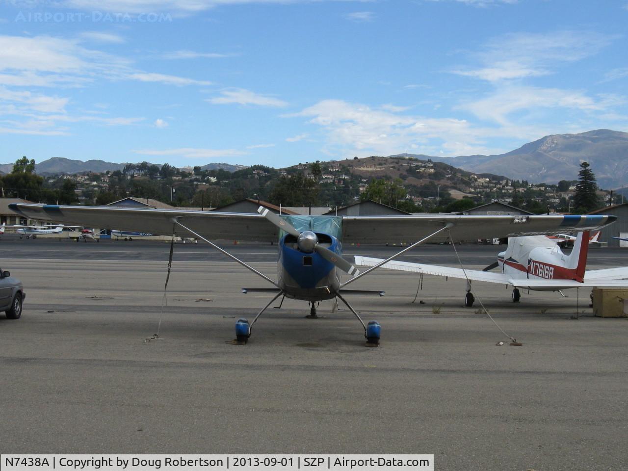 N7438A, 1956 Cessna 172 C/N 29538, 1956 Cessna 172, Continental O-300 145 hp 6 cylinder, conversion to taildragger