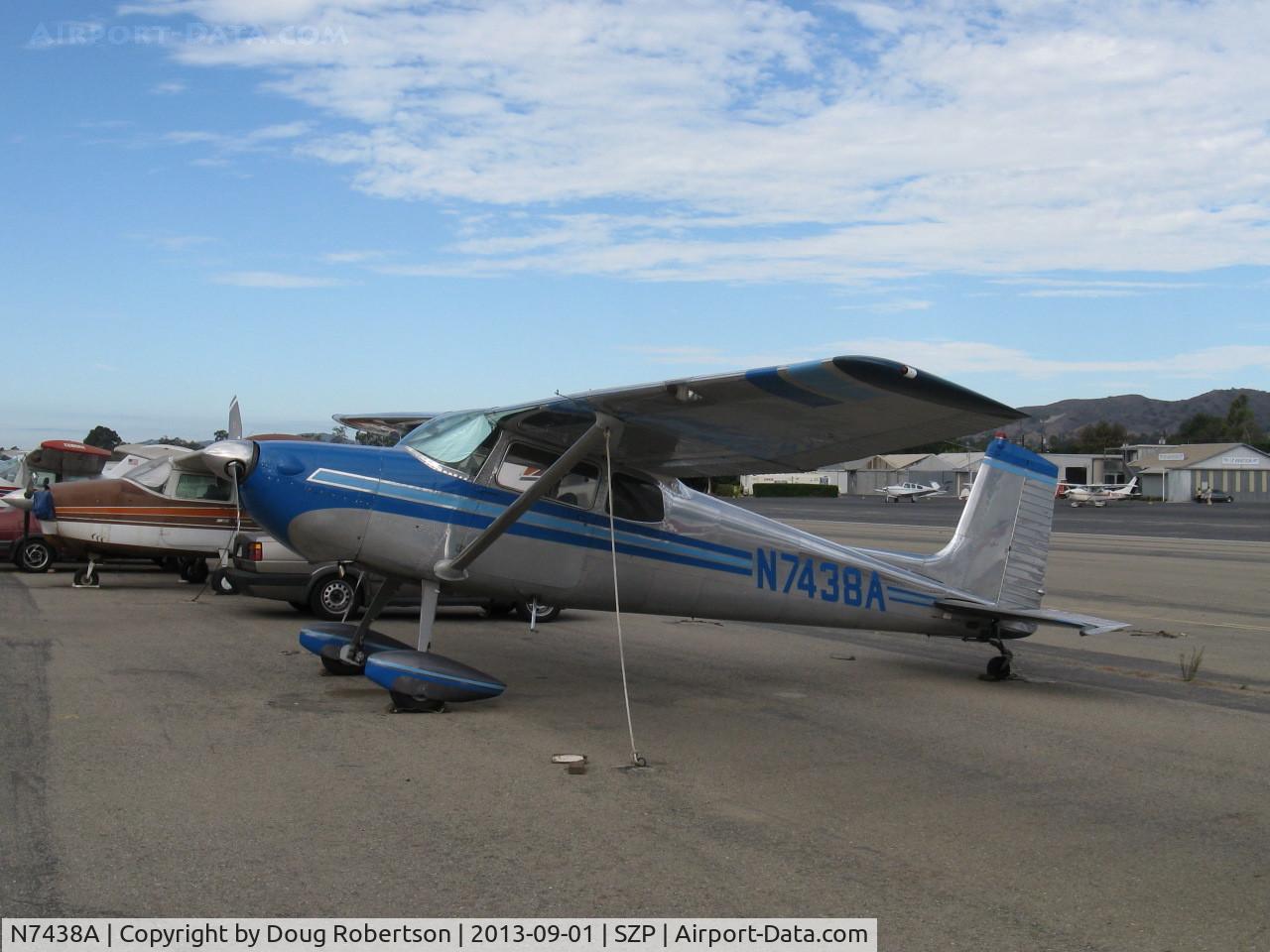 N7438A, 1956 Cessna 172 C/N 29538, 1956 Cessna 172, Continental O-300 145 Hp 6 cylinder, first year of production, straight tail, conversion to taildragger