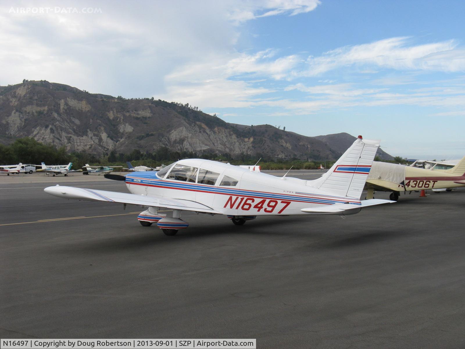 N16497, 1973 Piper PA-28-235 Cherokee Charger C/N 28-7310101, 1973 Piper PA-28-235 CHEROKEE CHARGER, Lycoming O-540-D4B5 235 Hp