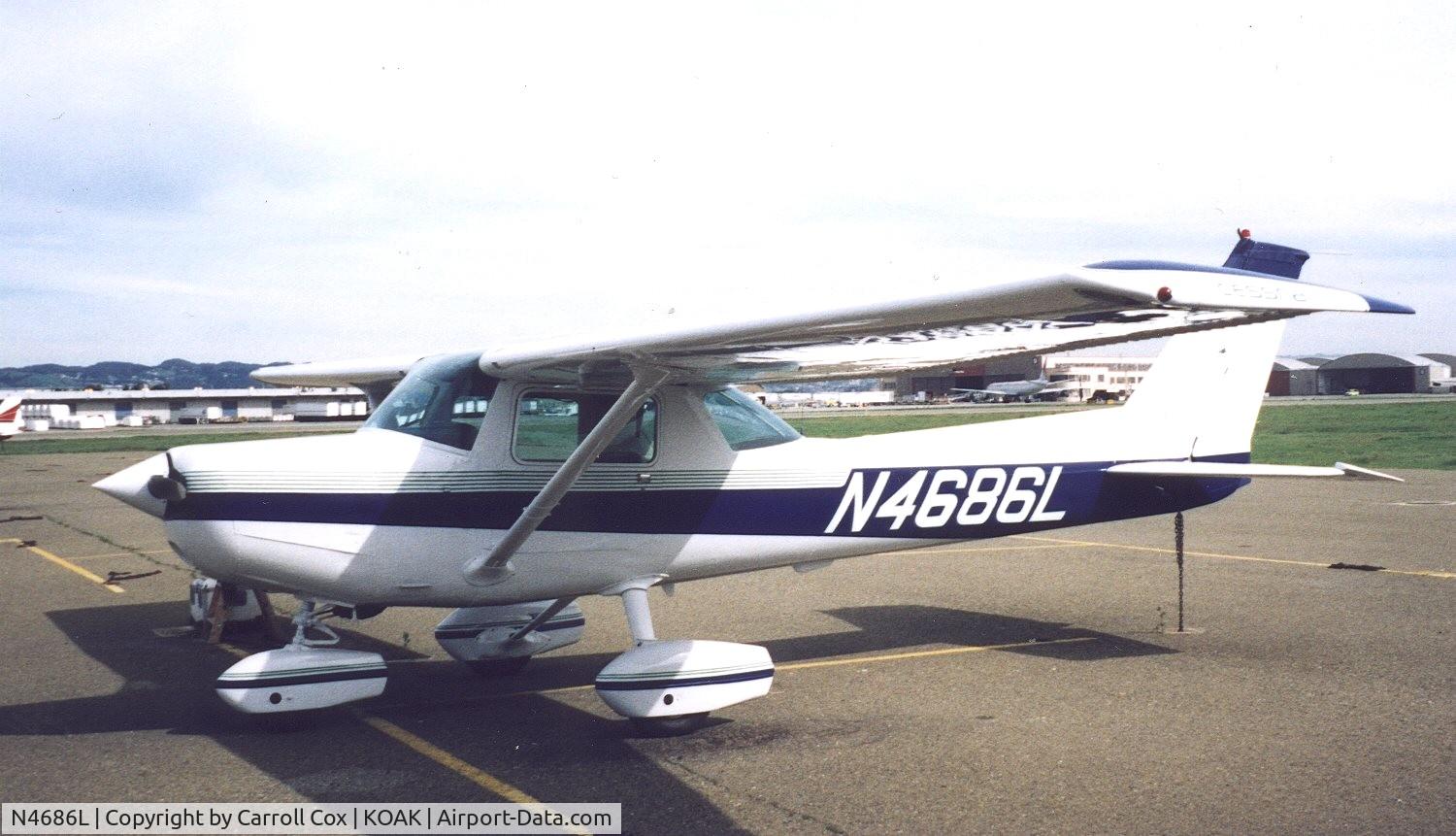 N4686L, 1980 Cessna 152 C/N 15284216, Painted in 1996