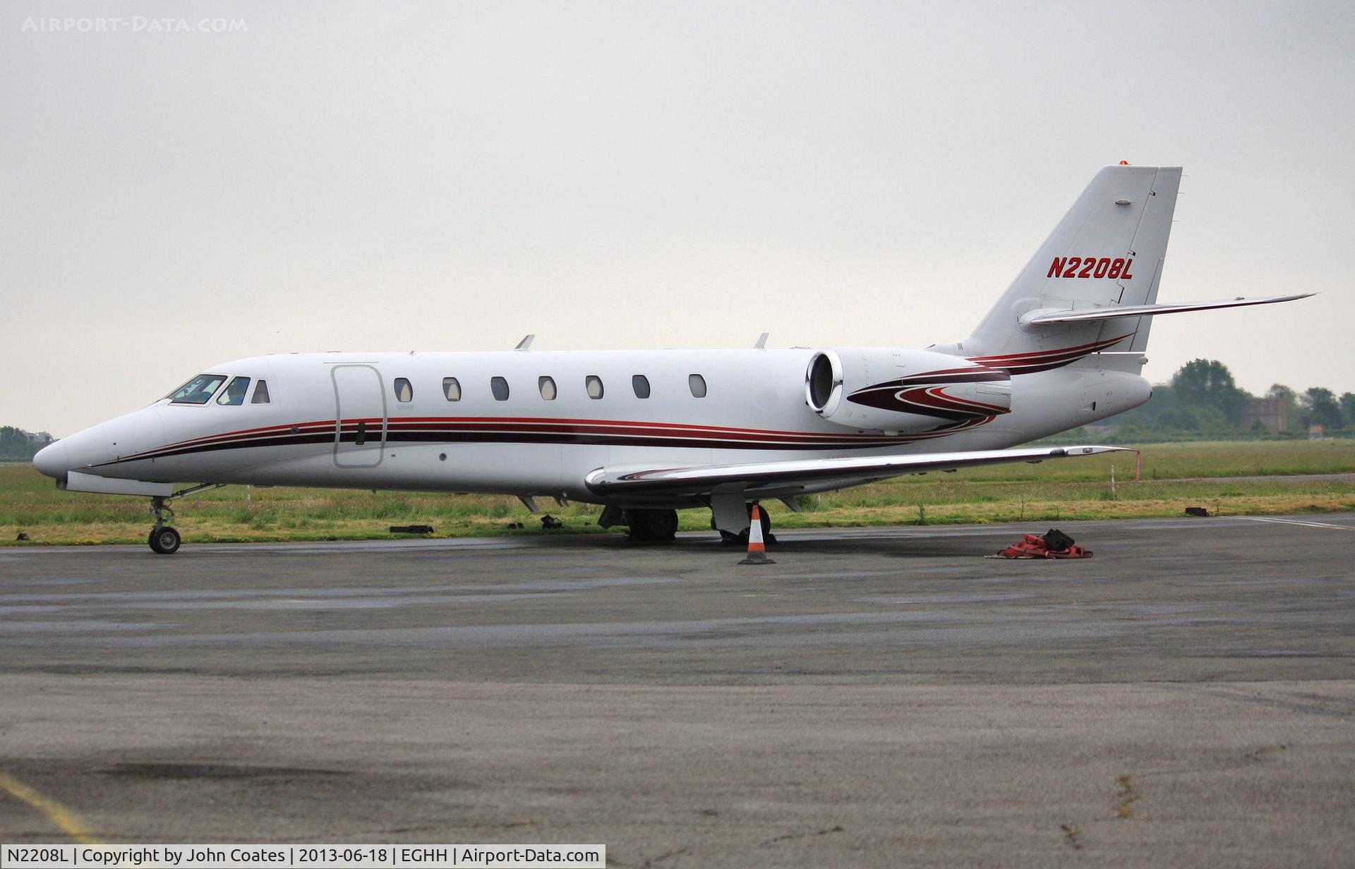N2208L, 2008 Cessna 680 Citation Sovereign C/N 680-0211, Parked at Signatures