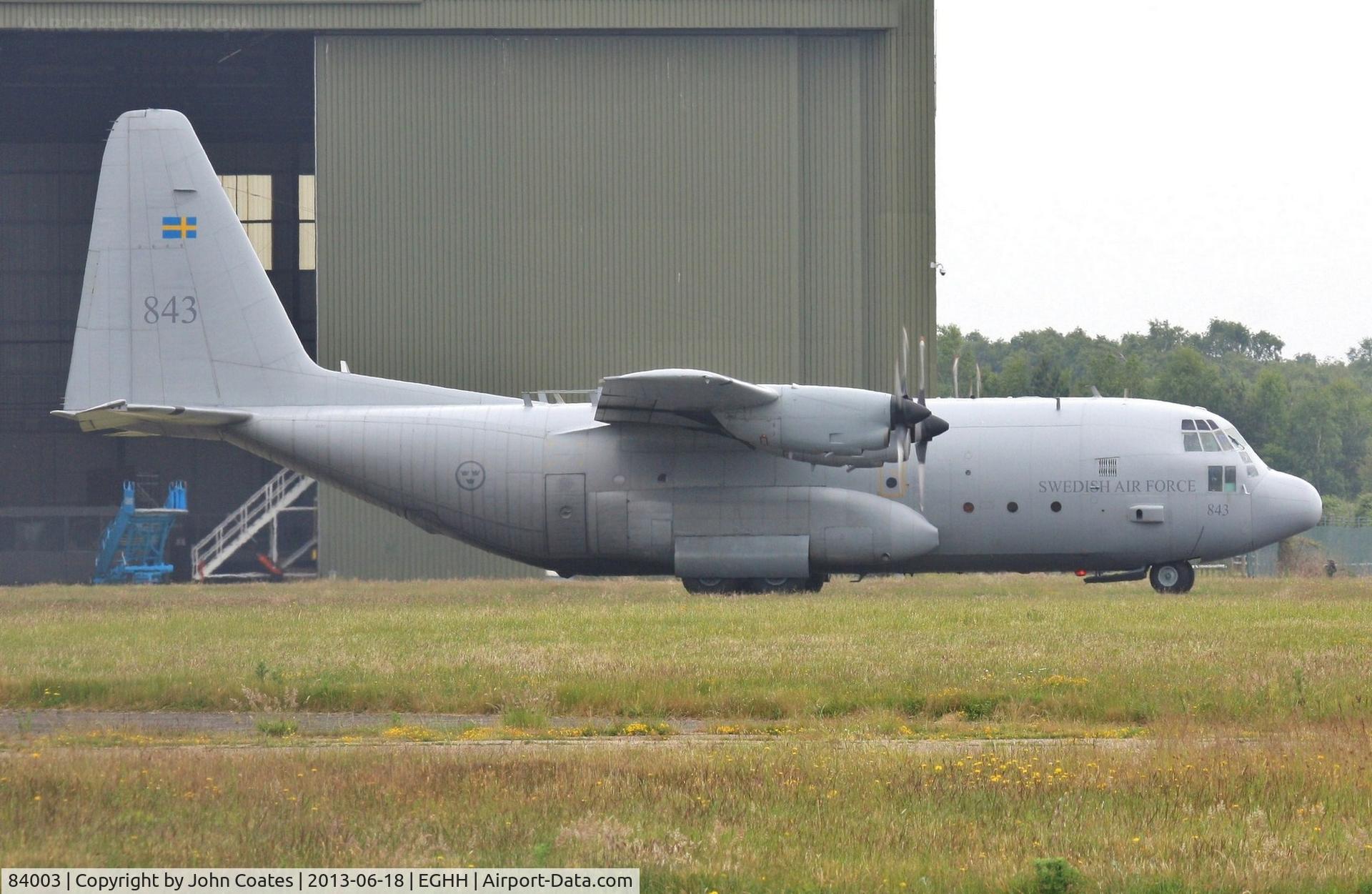 84003, Lockheed C-130H Hercules C/N 382-4628, Parked at Cobham