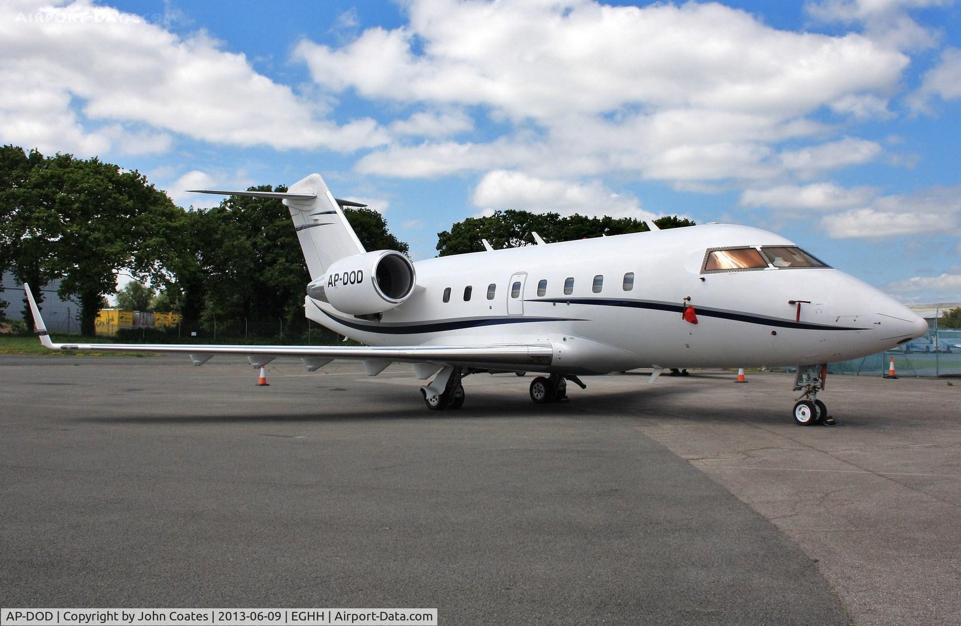 AP-DOD, 1999 Bombardier Challenger 604 (CL-600-2B16) C/N 5422, ex G-MPSP at Signatures
